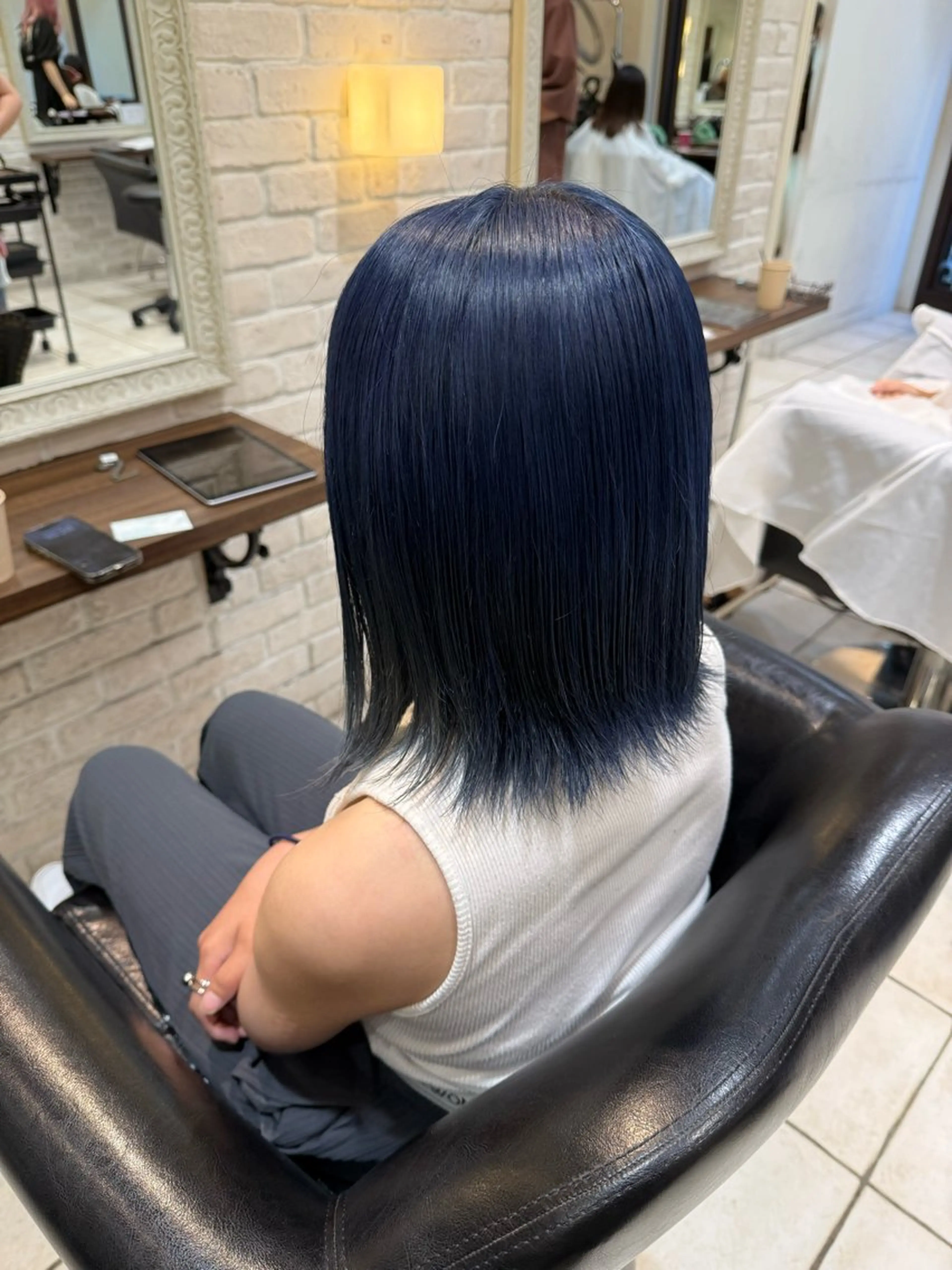 カラー 🩵RIKO🩵 透明感カラー🫧のヘアスタイル