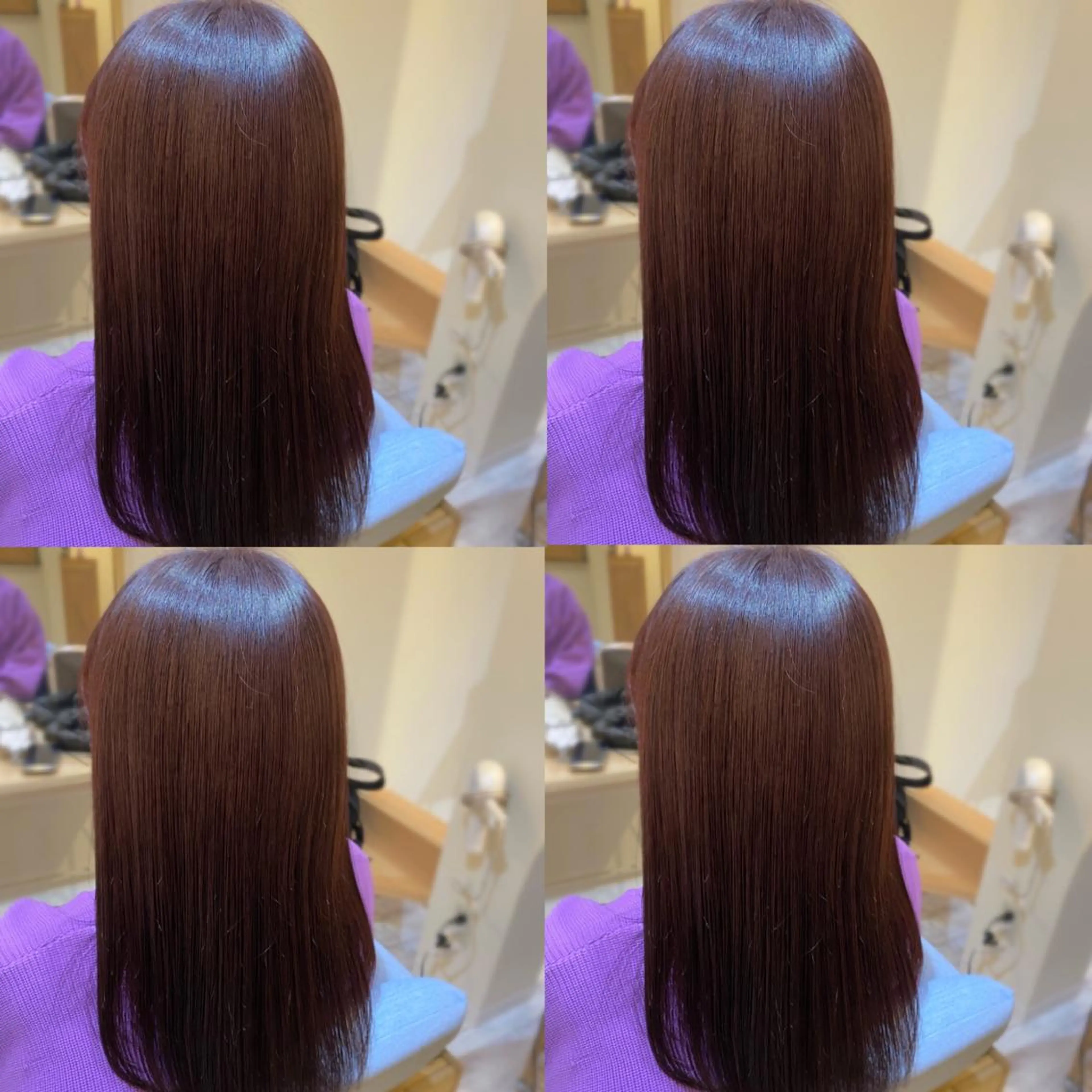 セミロング 金島 青のヘアスタイル