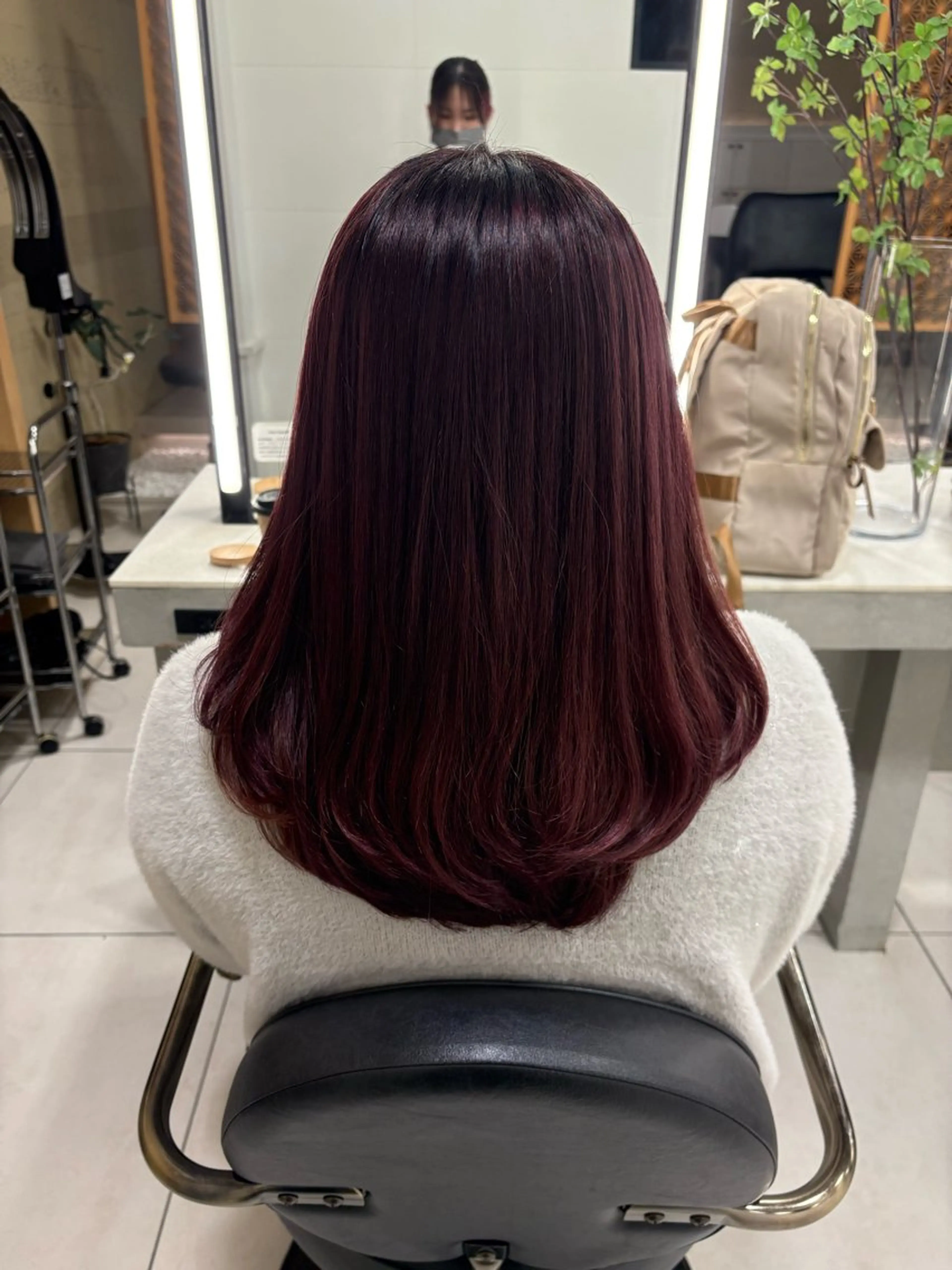 セミロング カラー カット ヘアカラー アフェクション金山所属・透明感カラー🫧/ 艶感/ayanaのヘアスタイル