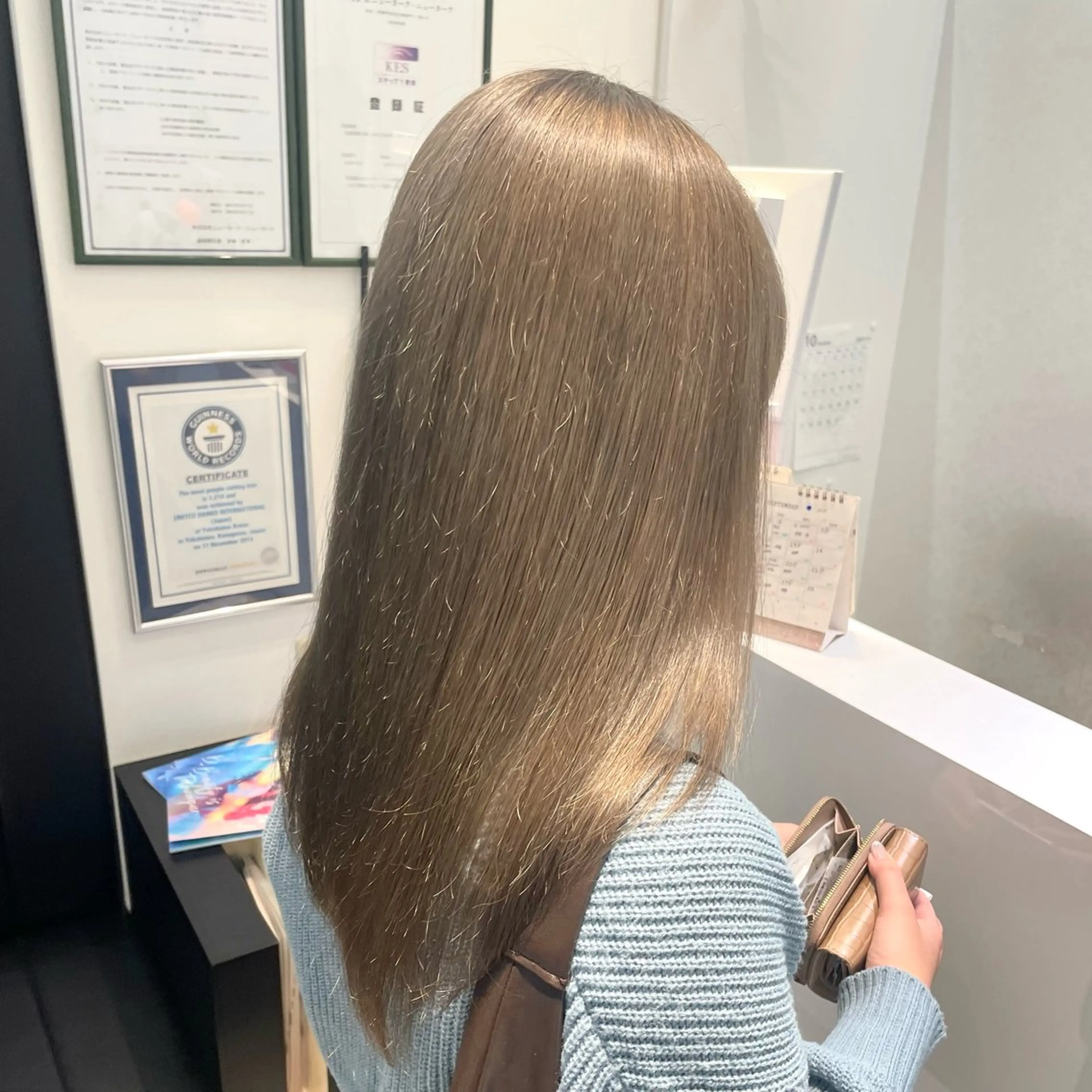 カット+透明感イルミナカラー+うる艶トリートメント💖の写真