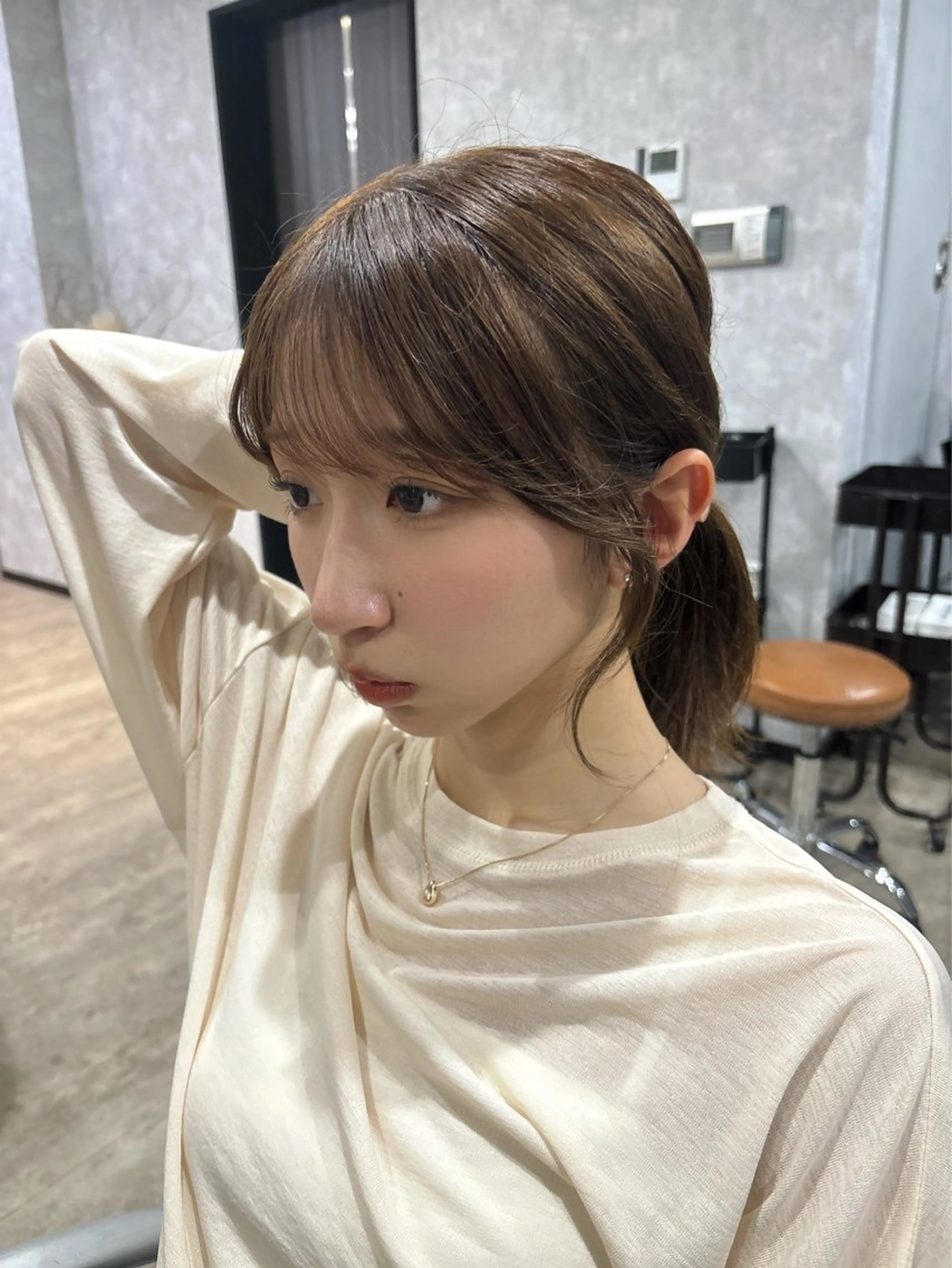 カラー 顔まわり/W カラー/リョウのヘアスタイル