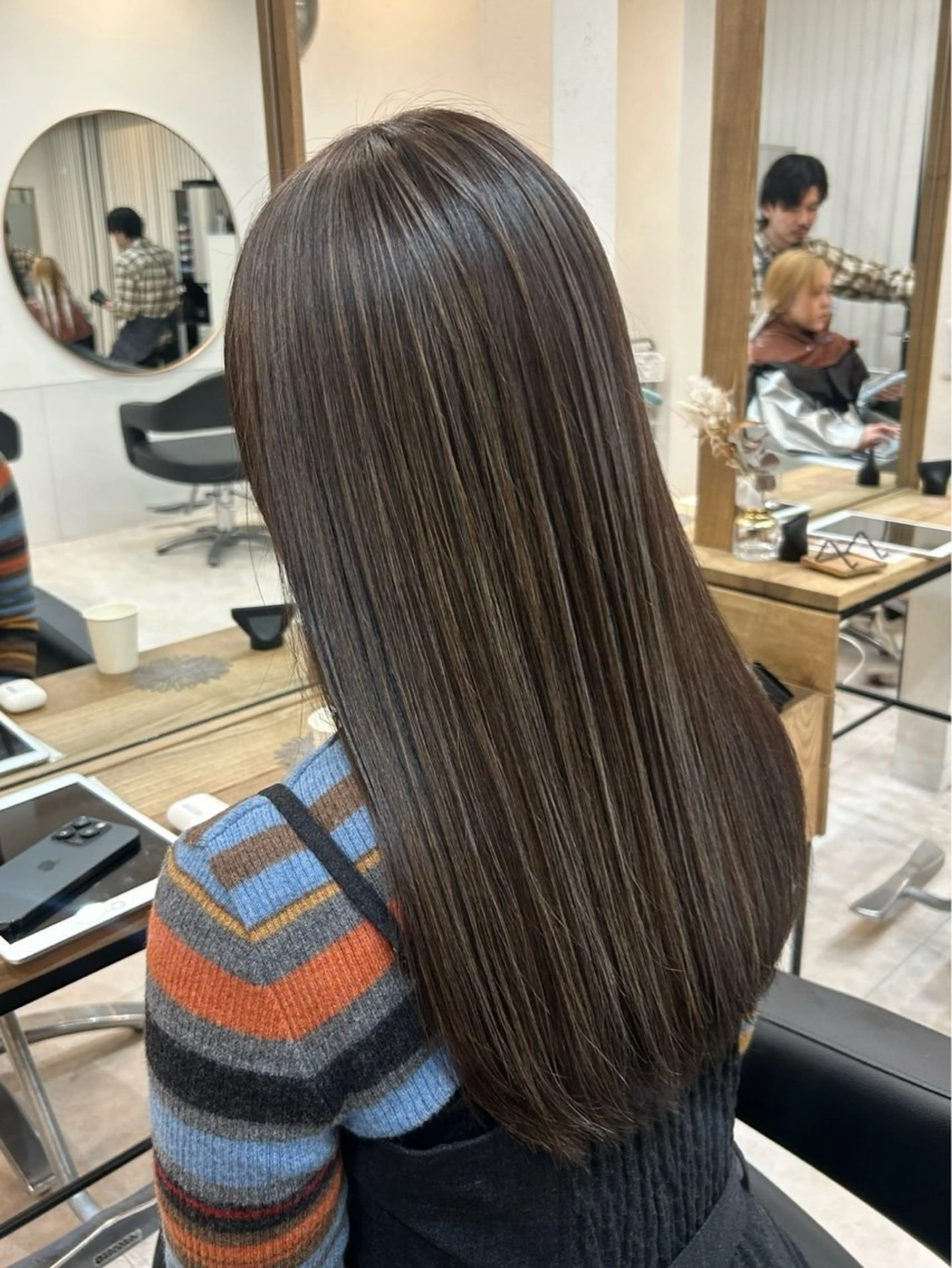 ロング カラー y u i ★ 梅田美容室のヘアスタイル