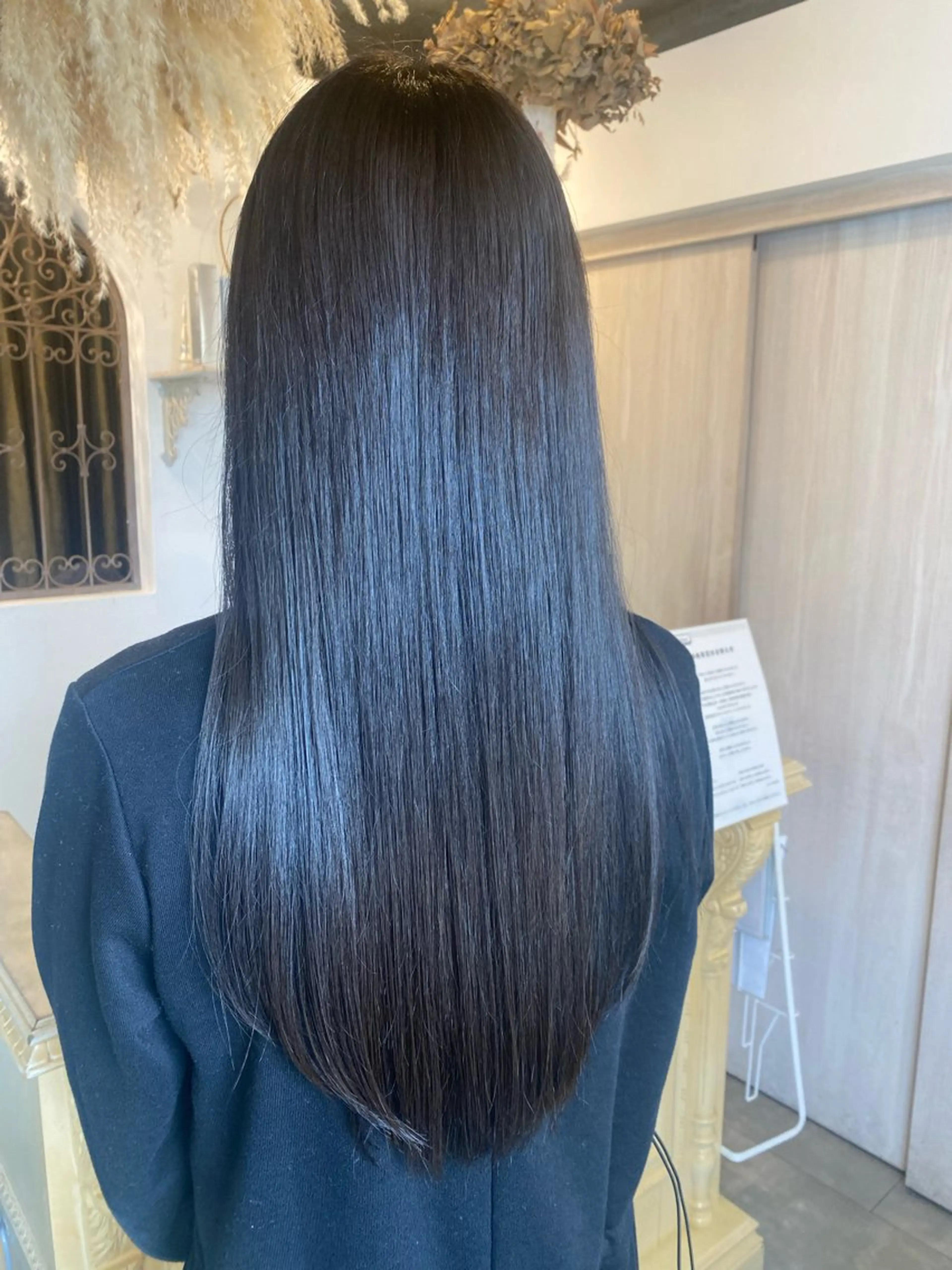 ロング カラー ダークグレー maya マヤのヘアスタイル