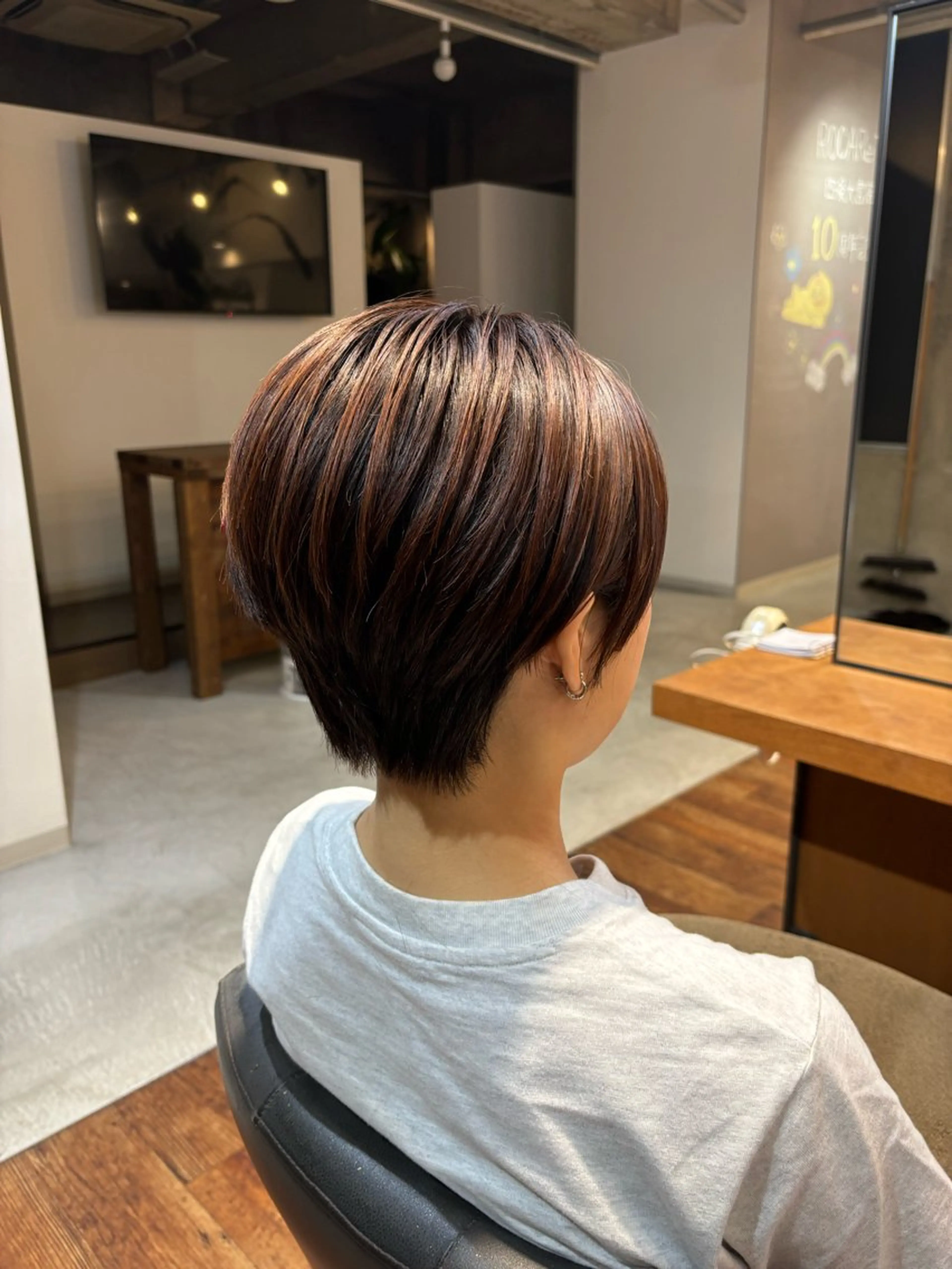 ショート ショートヘア カット 山形 梨沙のヘアスタイル