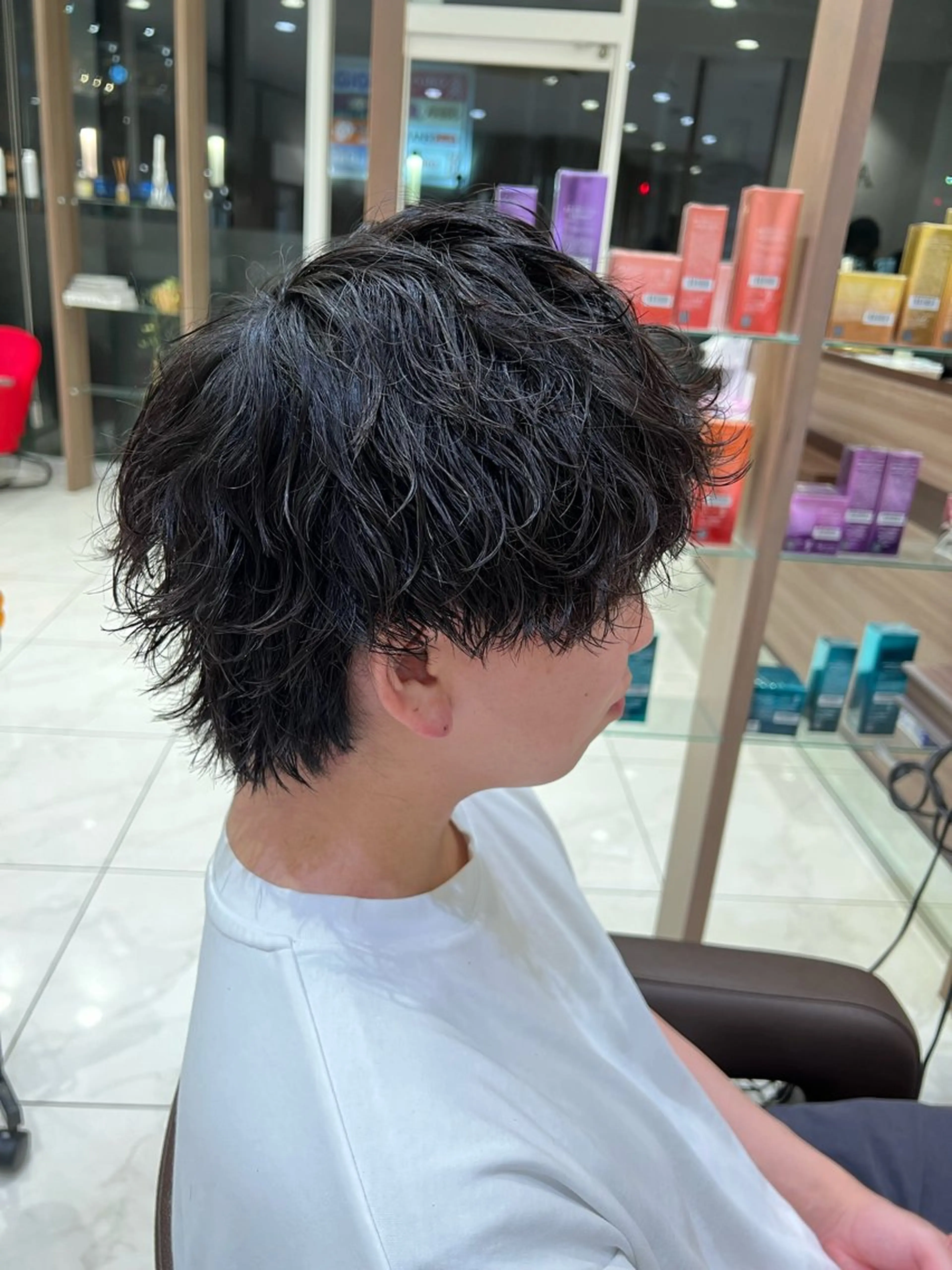 パーマ メンズ カット パーマ メンズ似合わせ特化/ 縮毛矯正/佐野友尉のヘアスタイル