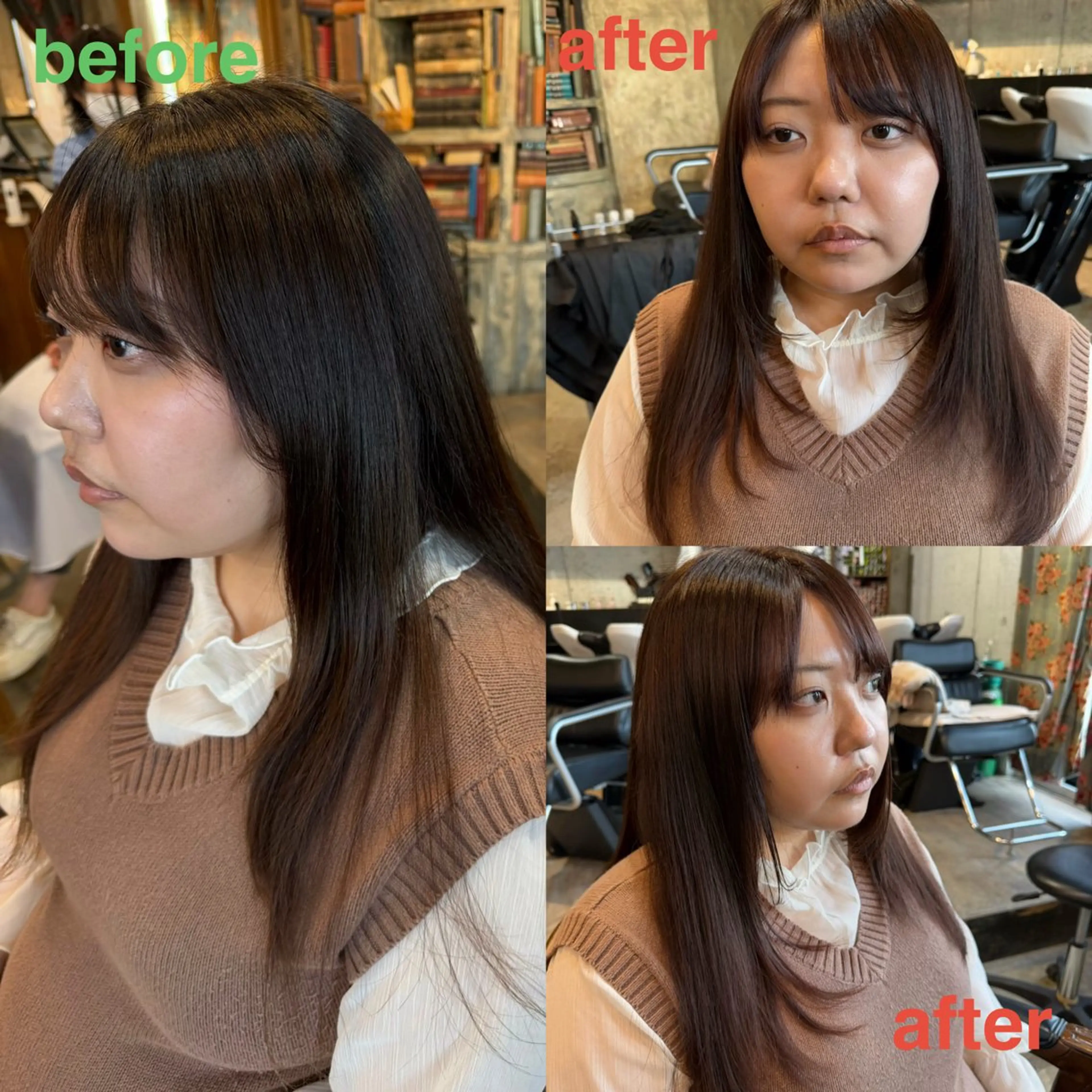 セミロング レイヤーカット カット ヘアカラー トリートメント 🍀Ryosuke 🍀のヘアスタイル