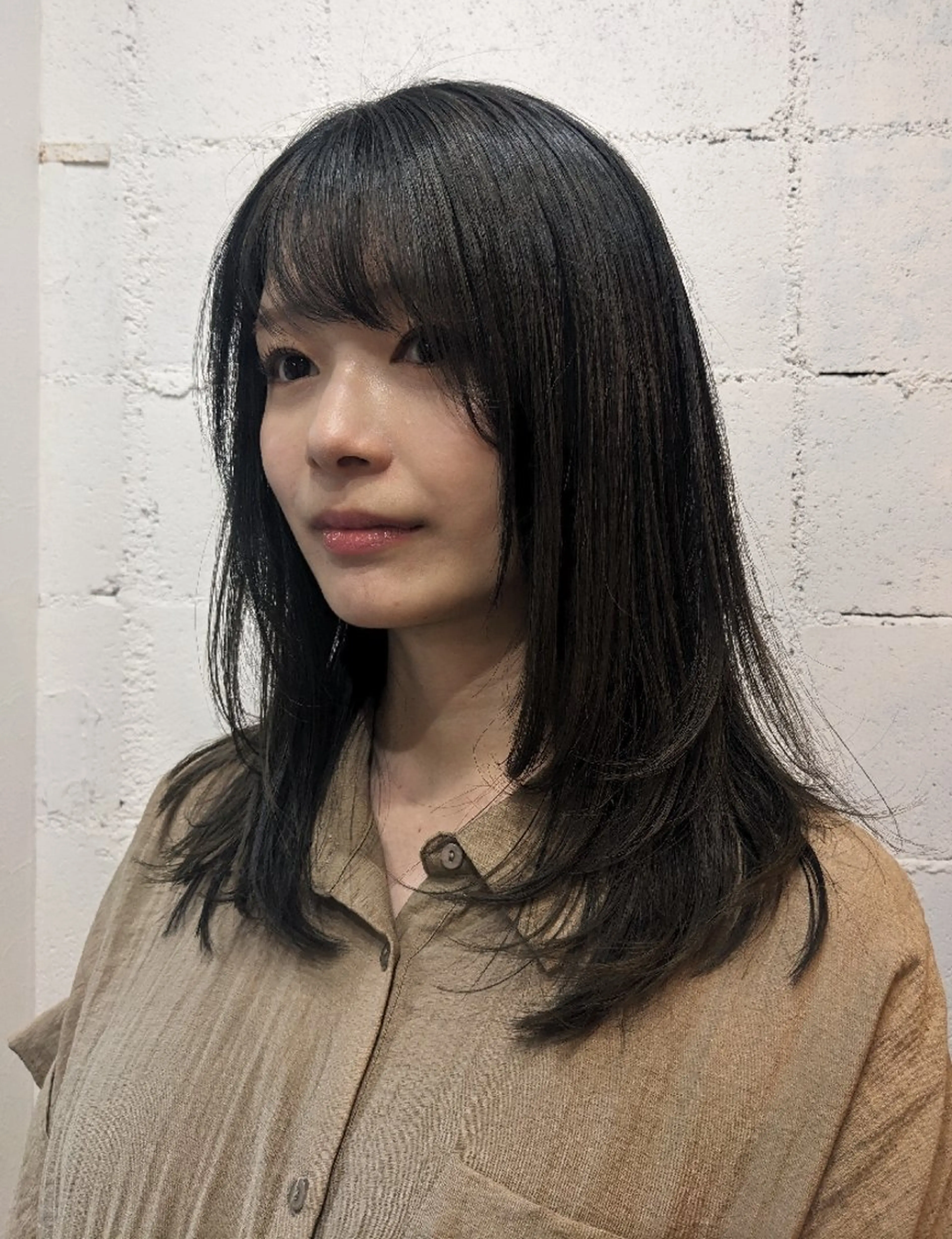 骨格補正カットの写真