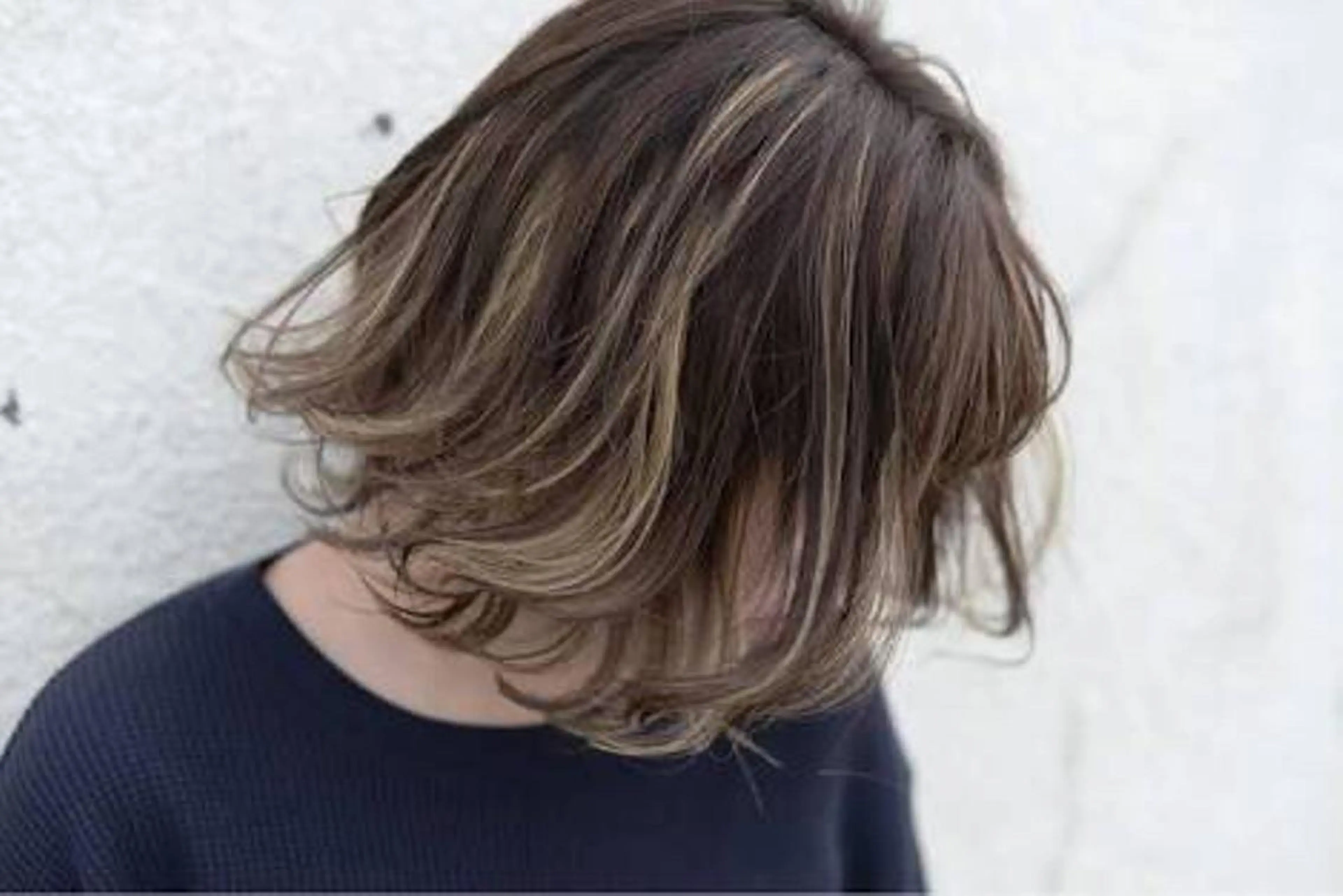 ミディアム ハイライト ヘアカラー やまぐち まりんのヘアスタイル