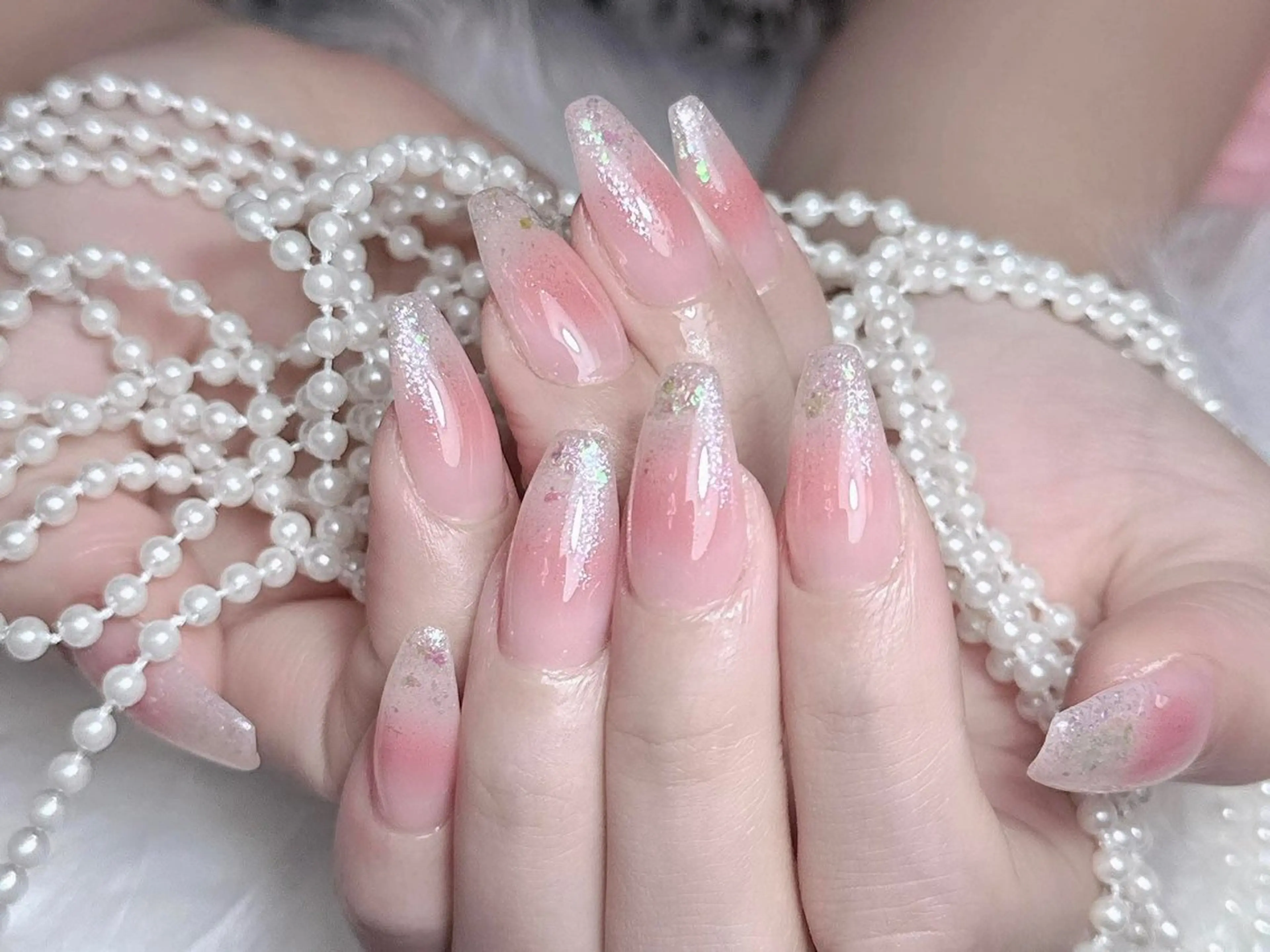 ネイル チークネイル フレンチネイル グラデーション マグネットネイル ミラーネイル ハンドネイル sorako nailのネイルデザイン