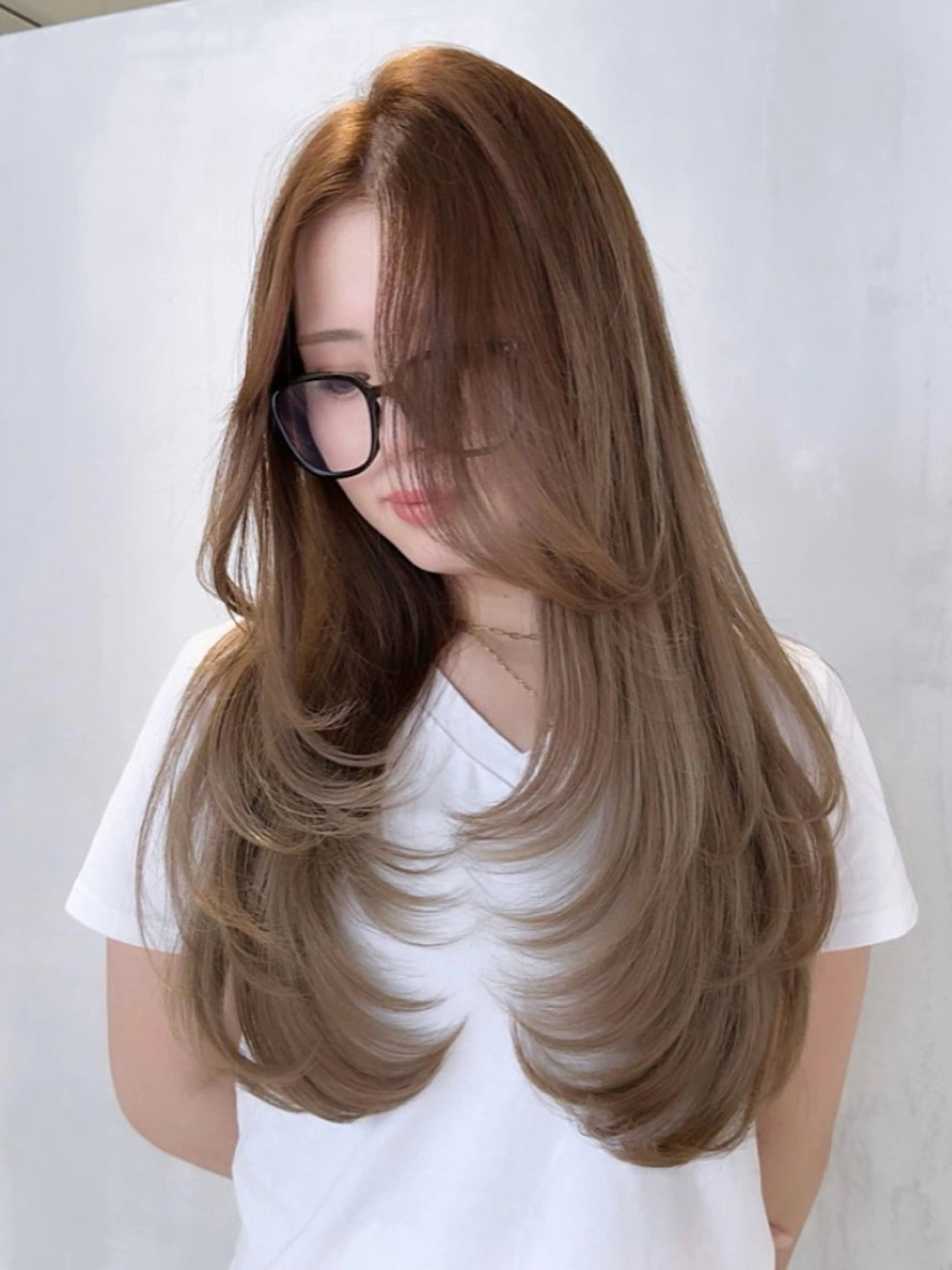 ロング カット ヘアカラー トリートメント シールエクステ/ レイヤーカット/達也のヘアスタイル