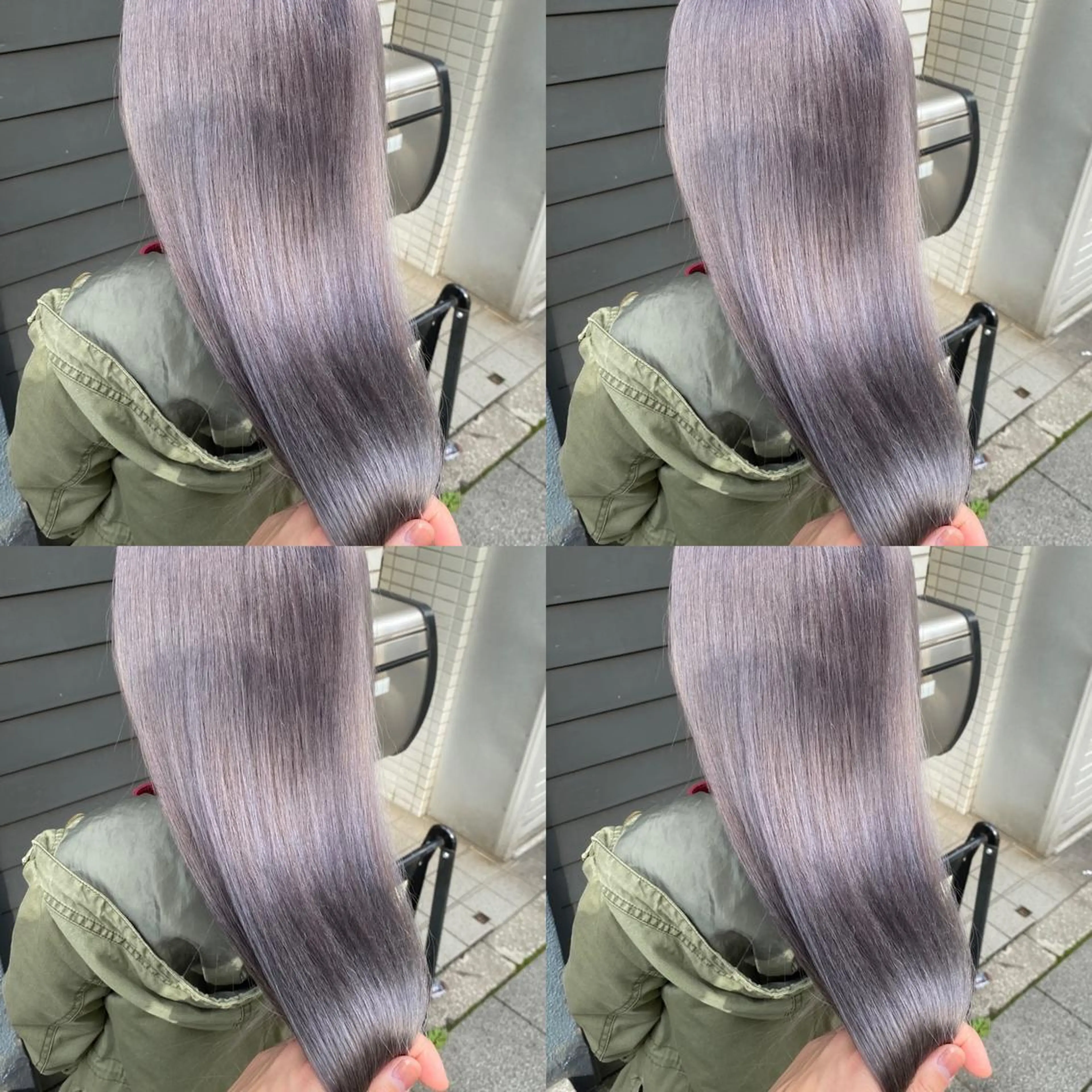 ロング カラー アッシュ ベージュカラー ハイライトカラー ハイトーンカラー イルミナカラー ご予約 宜しくお願いします！のヘアスタイル