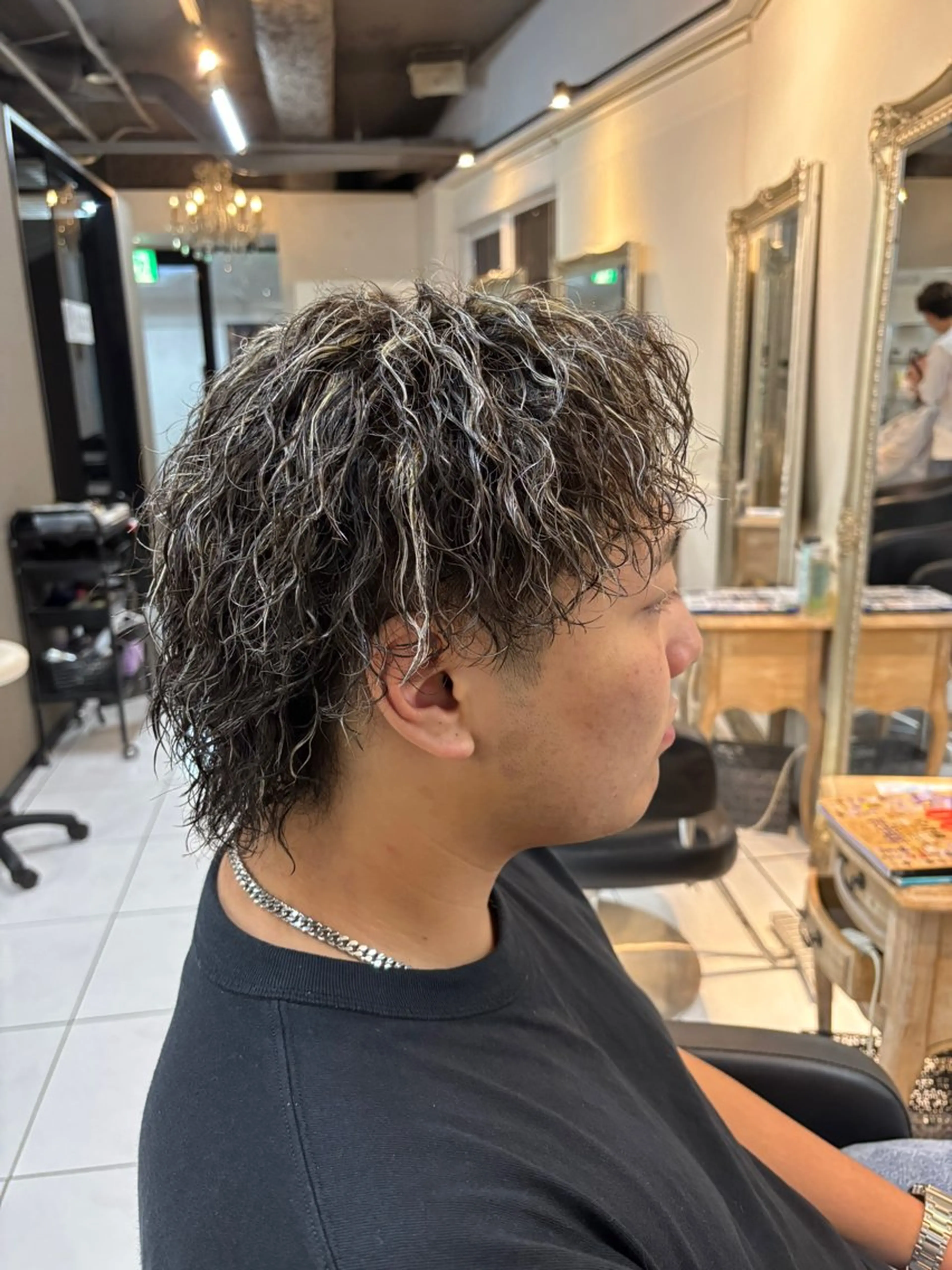 メンズ メンズパーマ カット パーマ 加川 隼人のヘアスタイル