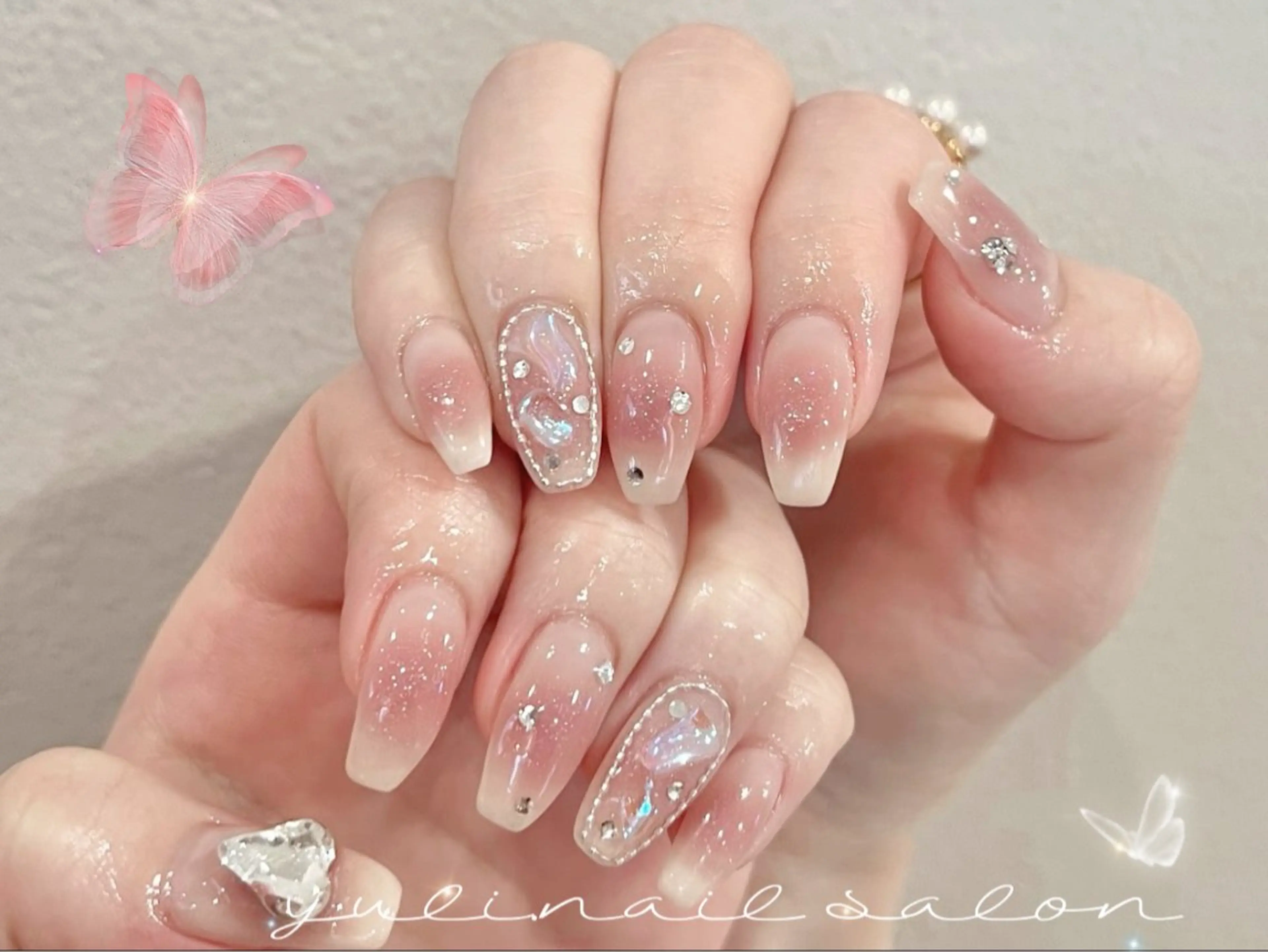 ネイル ハンドネイル 🎀YULI_ Nail 🎀新宿店のネイルデザイン