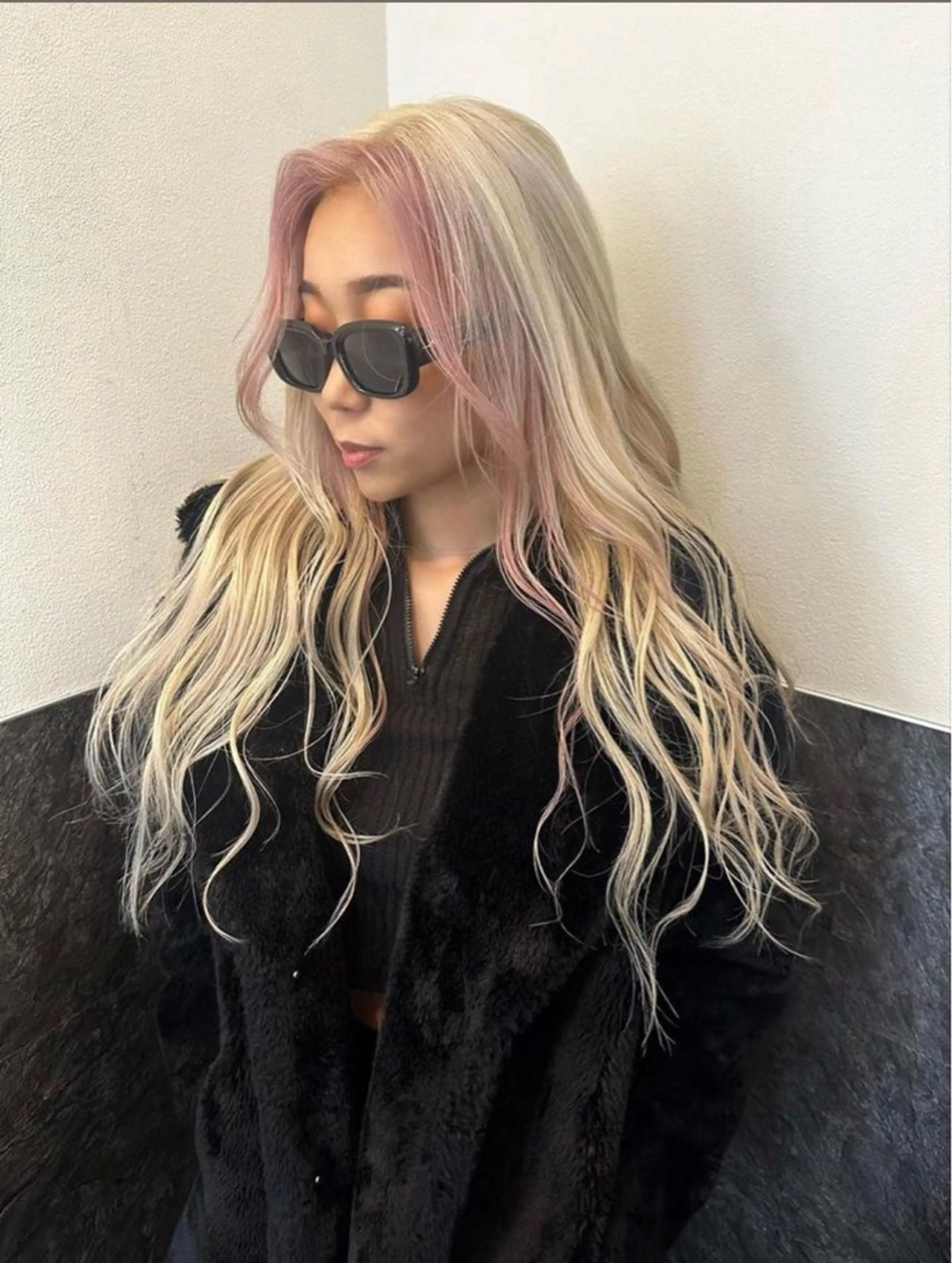 セミロング カラー dao/ミルクティー /ブラウン/ブロンドのヘアスタイル