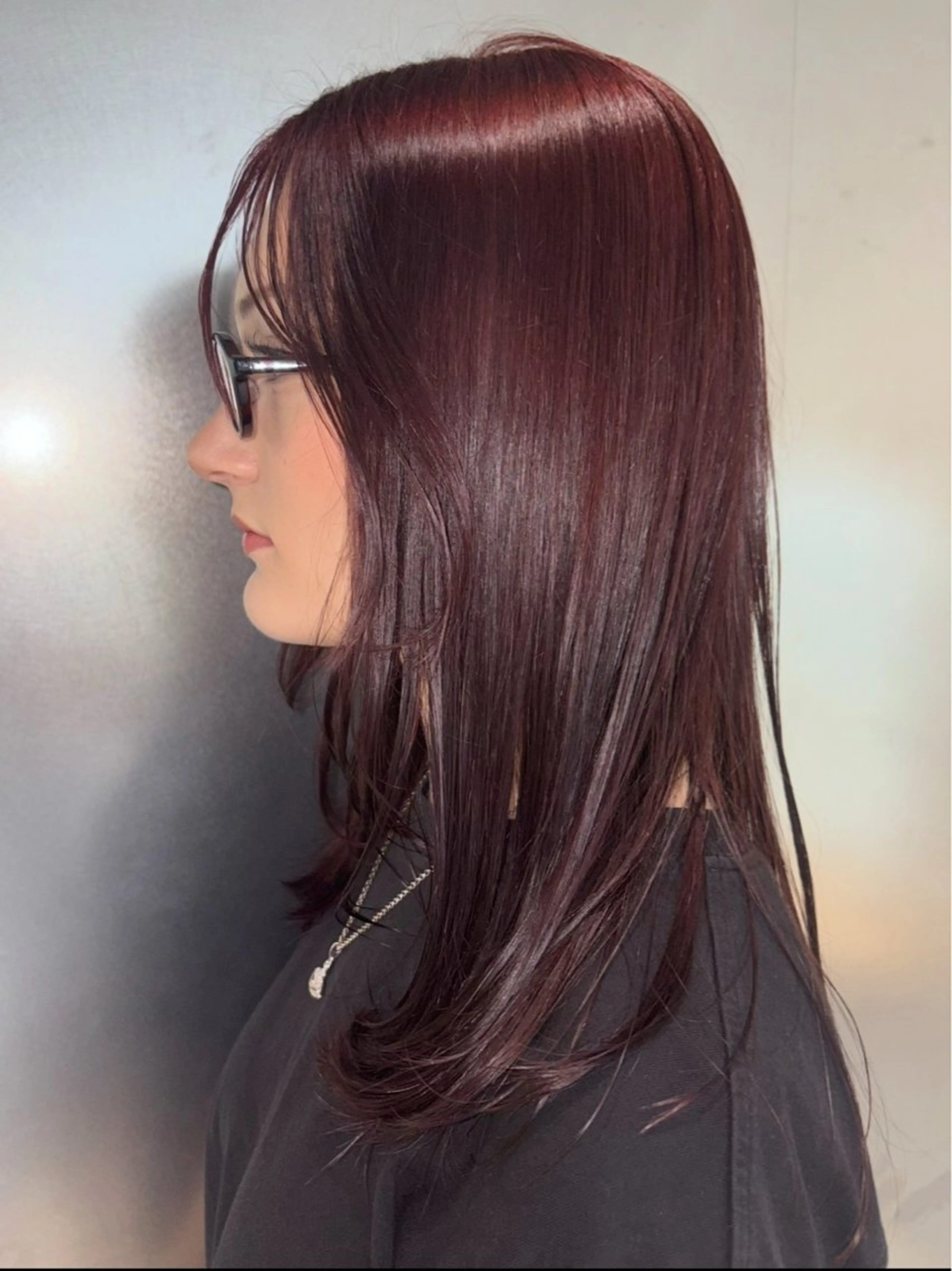 ミディアム ハイトーン/ネイル カナコ🫧のヘアスタイル