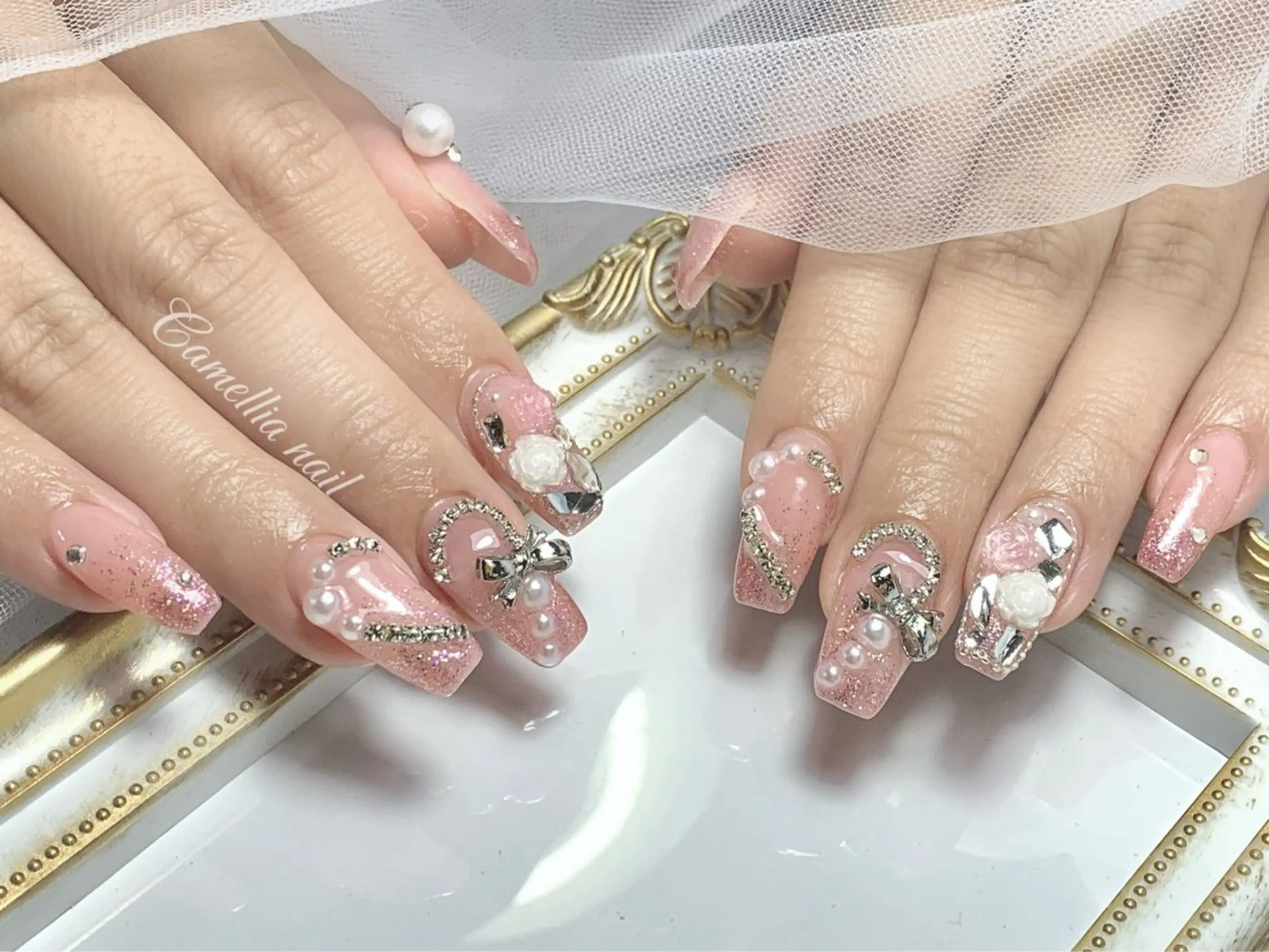 ネイル ハンドネイル momoka デザイン長さだしのネイルデザイン