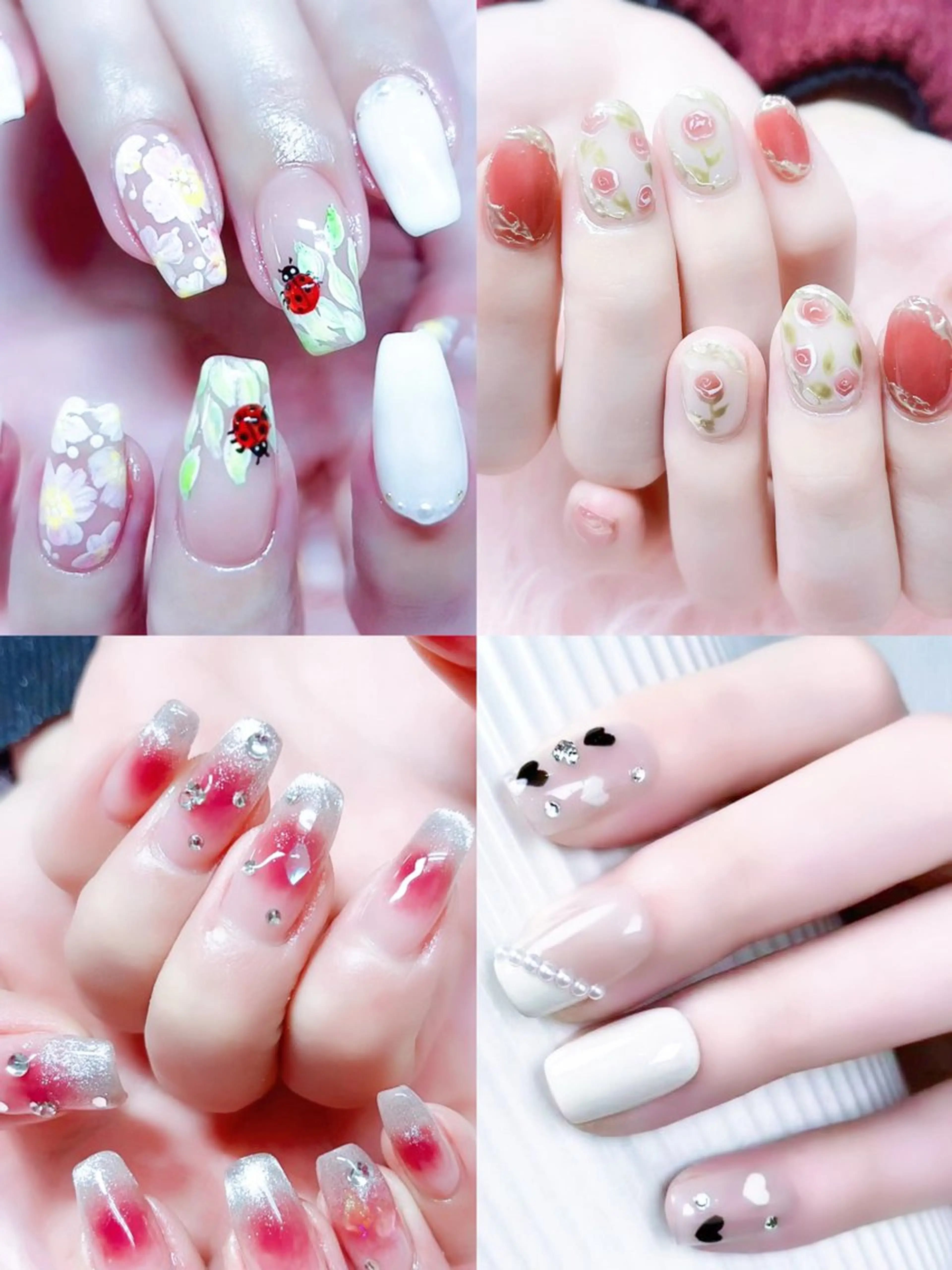 ネイル ハンドネイル MoonNail ユリ🌸のネイルデザイン