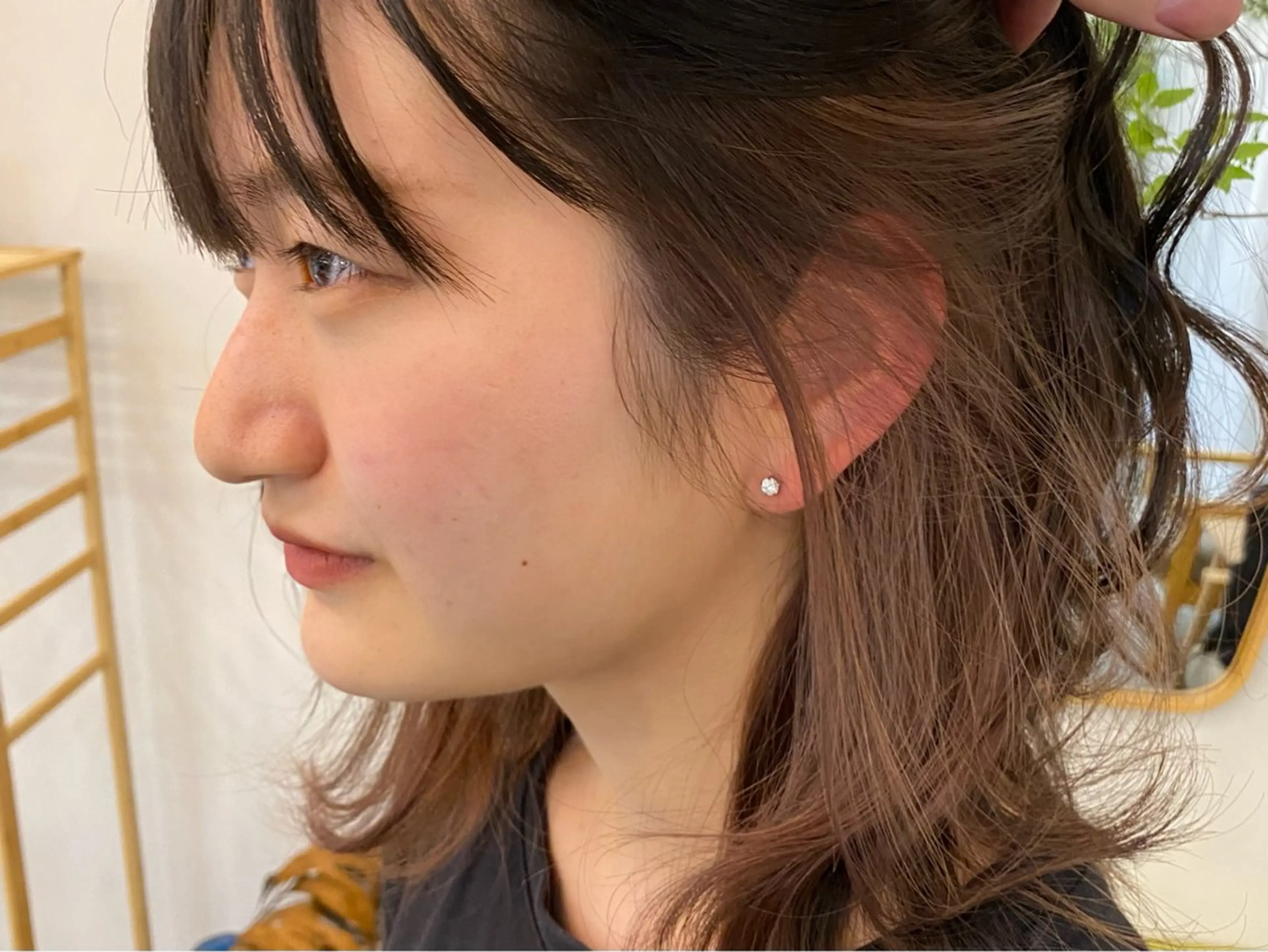 ミディアム カラー メンズカット/透明感 石山浩二のヘアスタイル