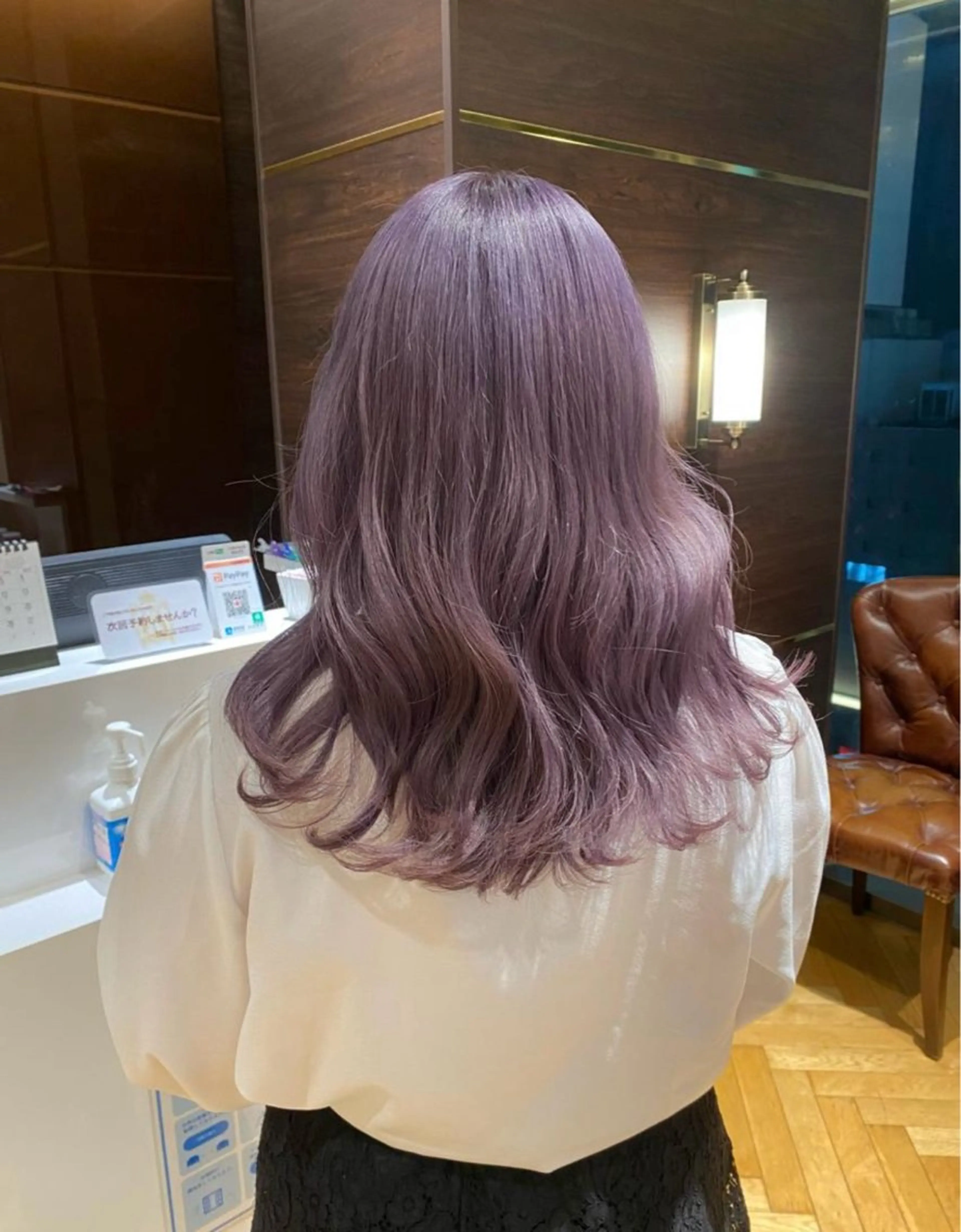 ミディアム トリウミ カホのヘアスタイル