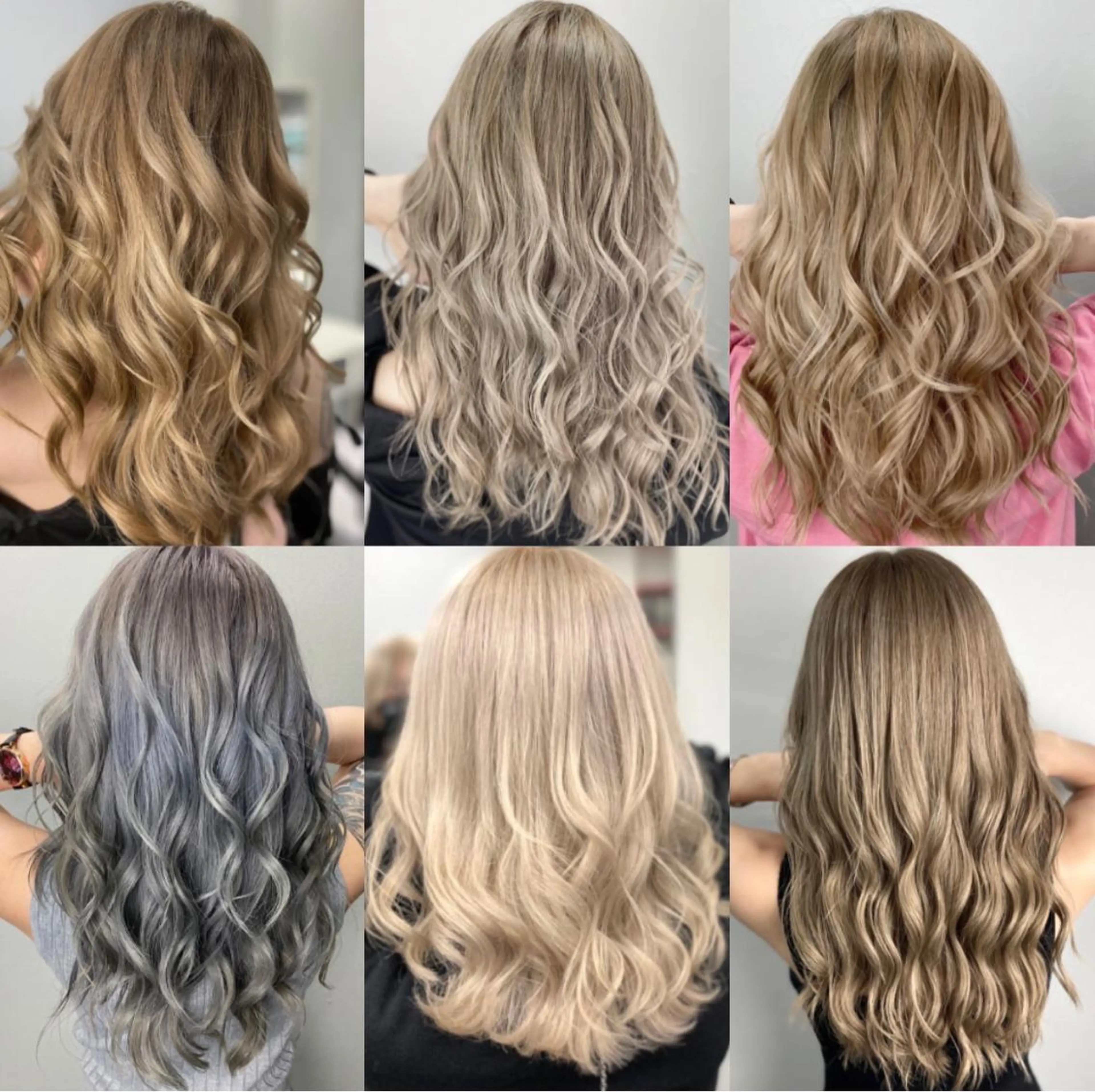 セミロング カラー パーマ ヘアアレンジ キッズ ネイル マツエク・マツパ アイブロウ ヘアカラー トリートメント 🩵垢抜け確定🩵 ハイトーン特化🩵のヘアスタイル