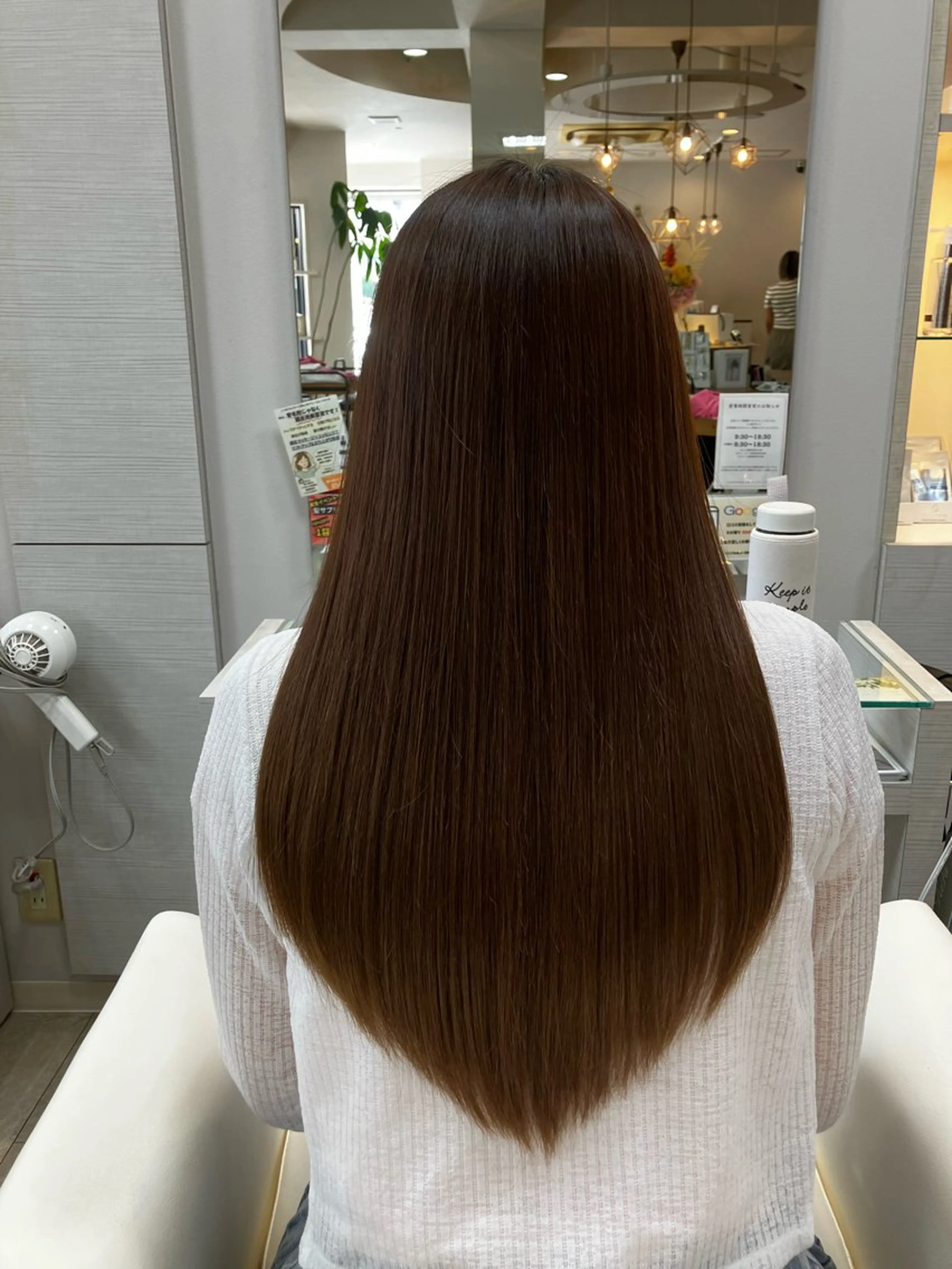 ロング 髪質改善 タカギ/艶髪カラー /髪質改善/縮毛矯正のヘアスタイル