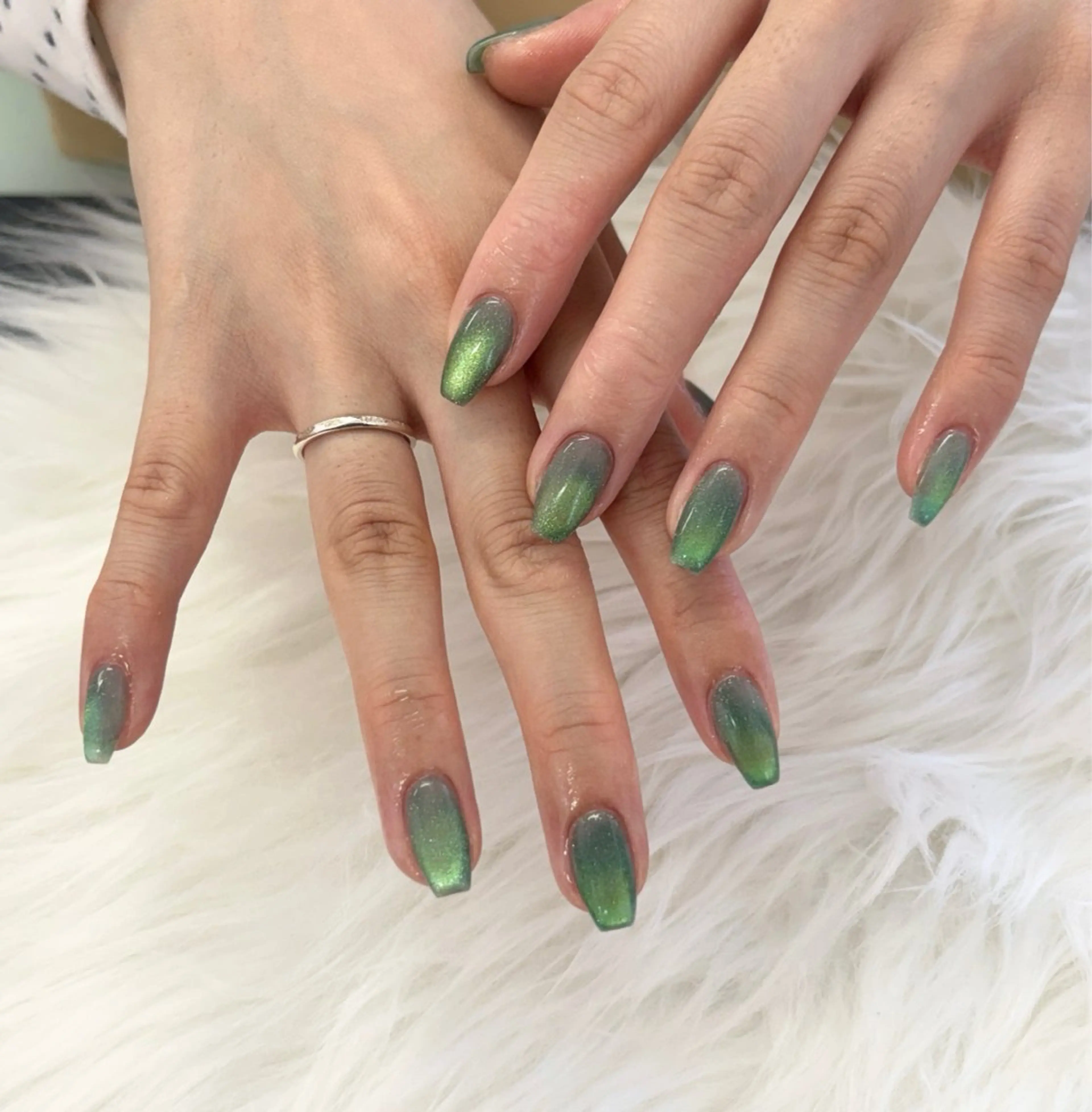 5月限定価格✨【オフなし】ハンド💅🏻《マグネットワンカラー🧲》パラジェル変更+¥1,100✨／横浜関内桜木町の写真