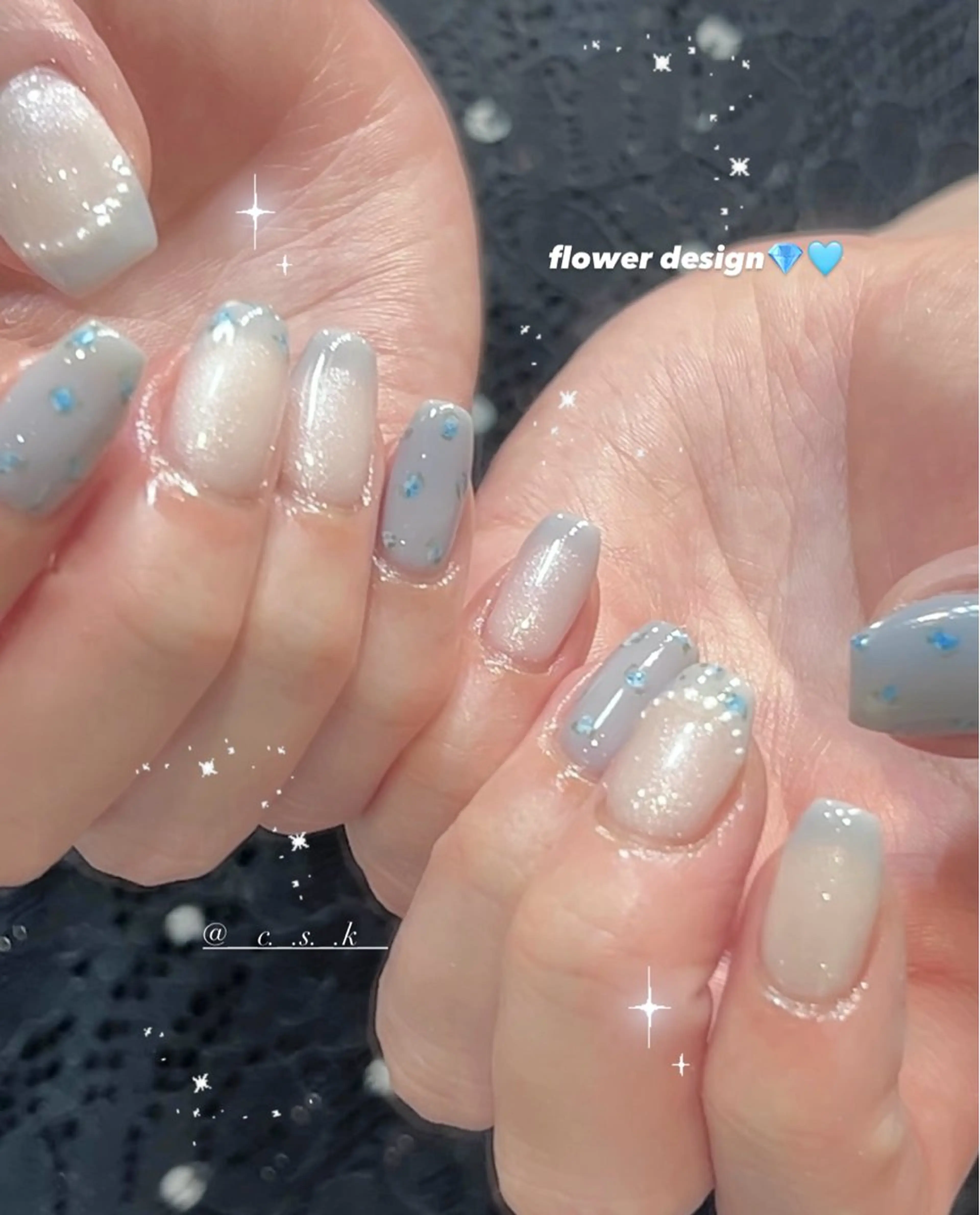 ネイル ハンドネイル 🎀チーク/ちゅるん 🫧chisa🎀のネイルデザイン