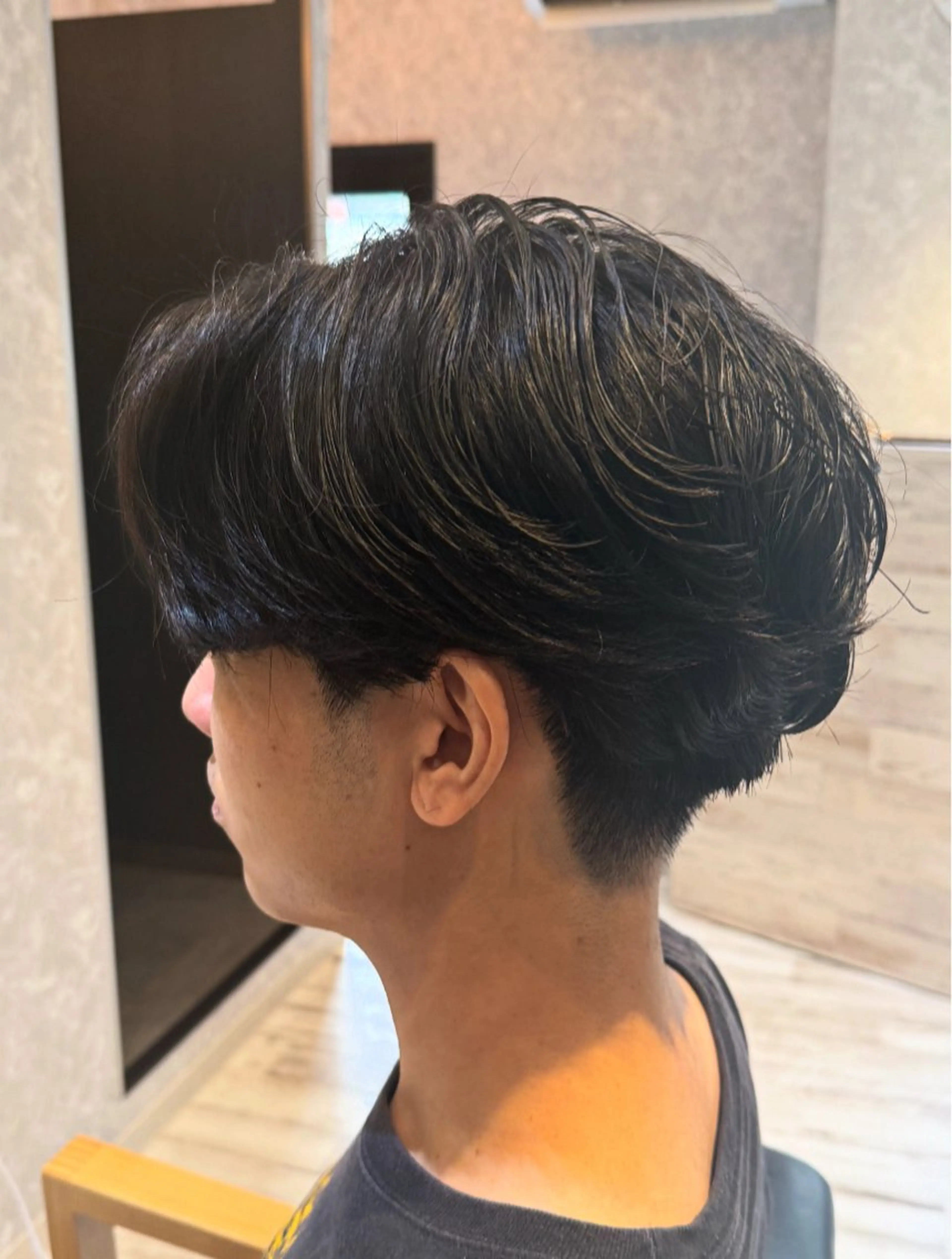 パーマ メンズ センターパート メンズパーマ ニュアンスパーマ カット パーマ ATTESA赤羽所属・【赤羽メンズ美容師】 平田 竜也のヘアスタイル