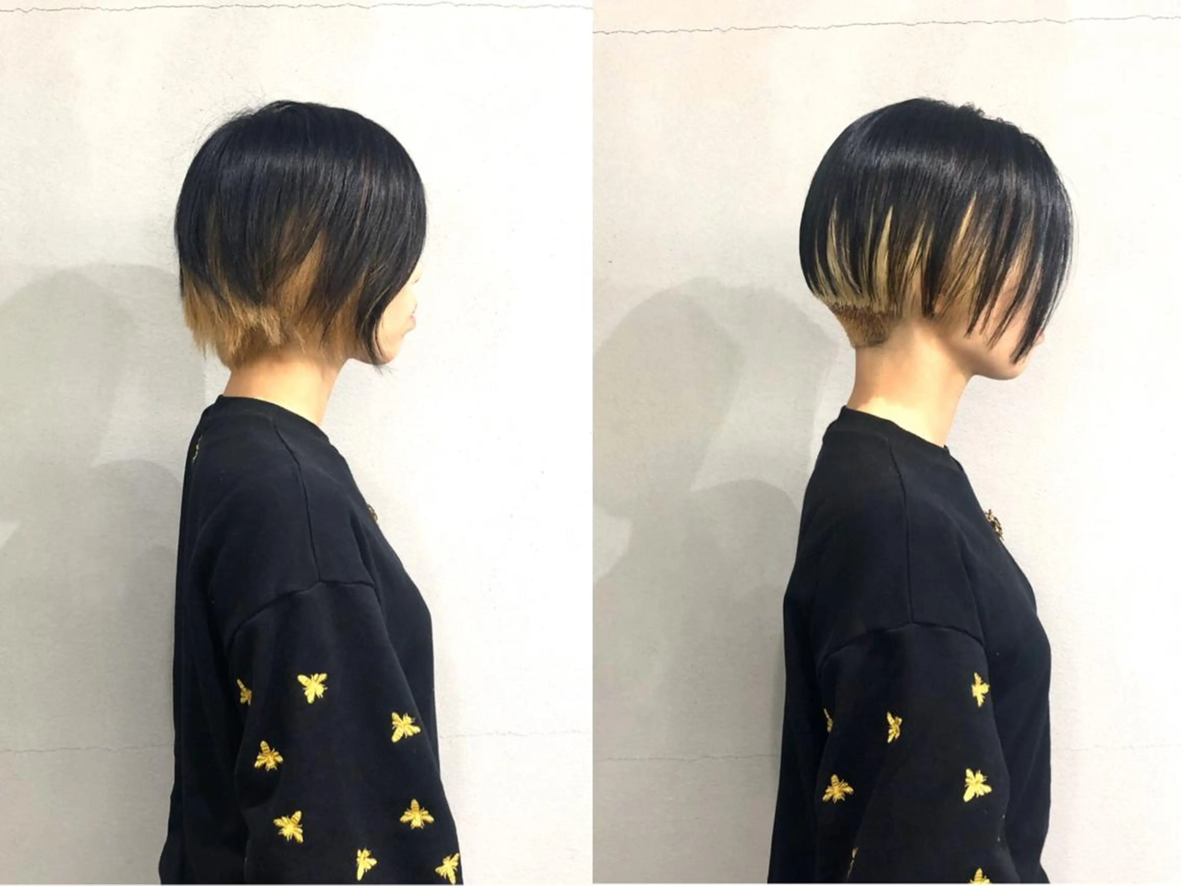 ショート カラー インナーカラー ショートヘア ショート/ボブ/ 白髪染め/メンズ葛西のヘアスタイル