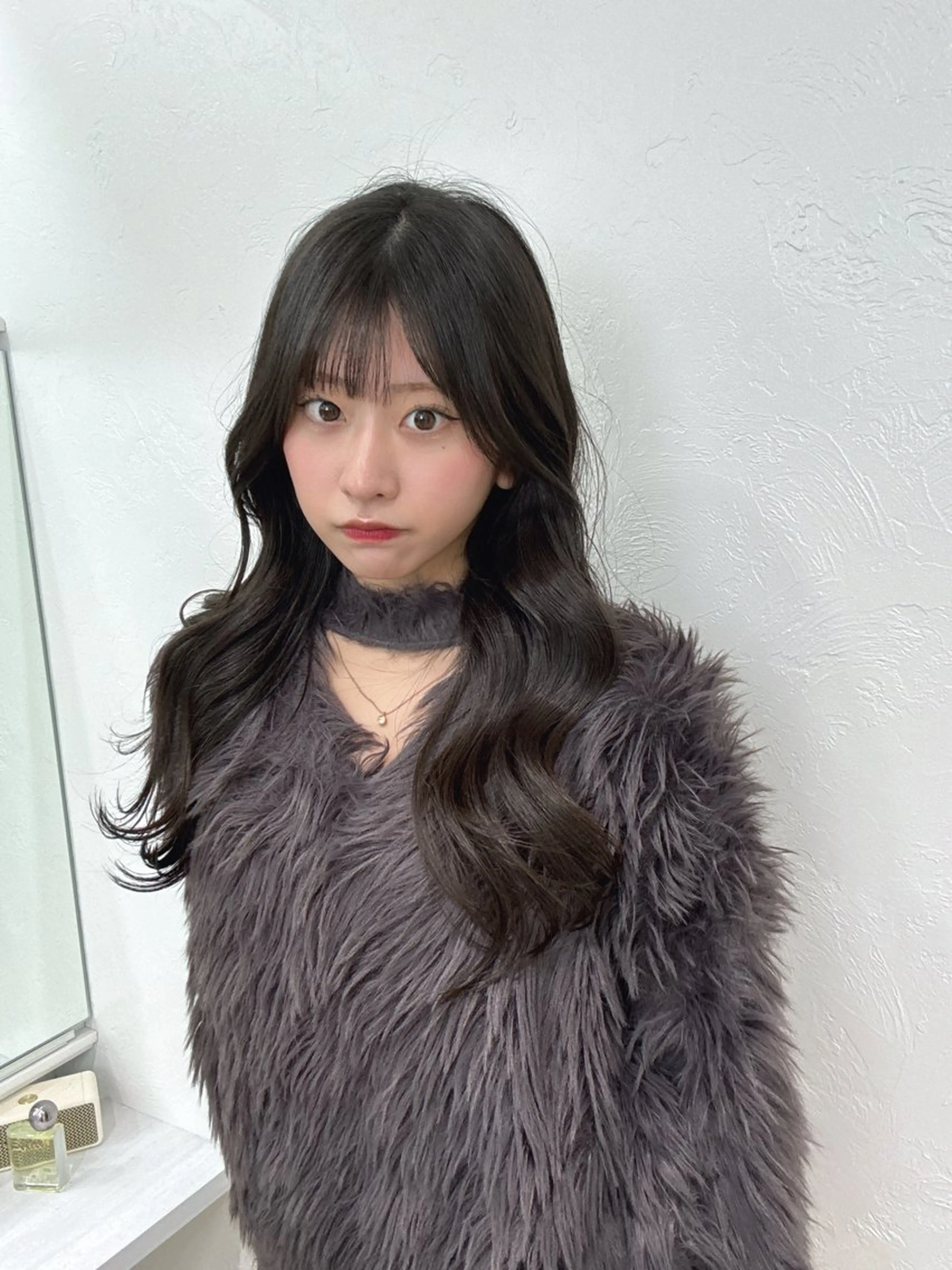 ロング 中顔面短縮 顔まわり新田大翔のヘアスタイル