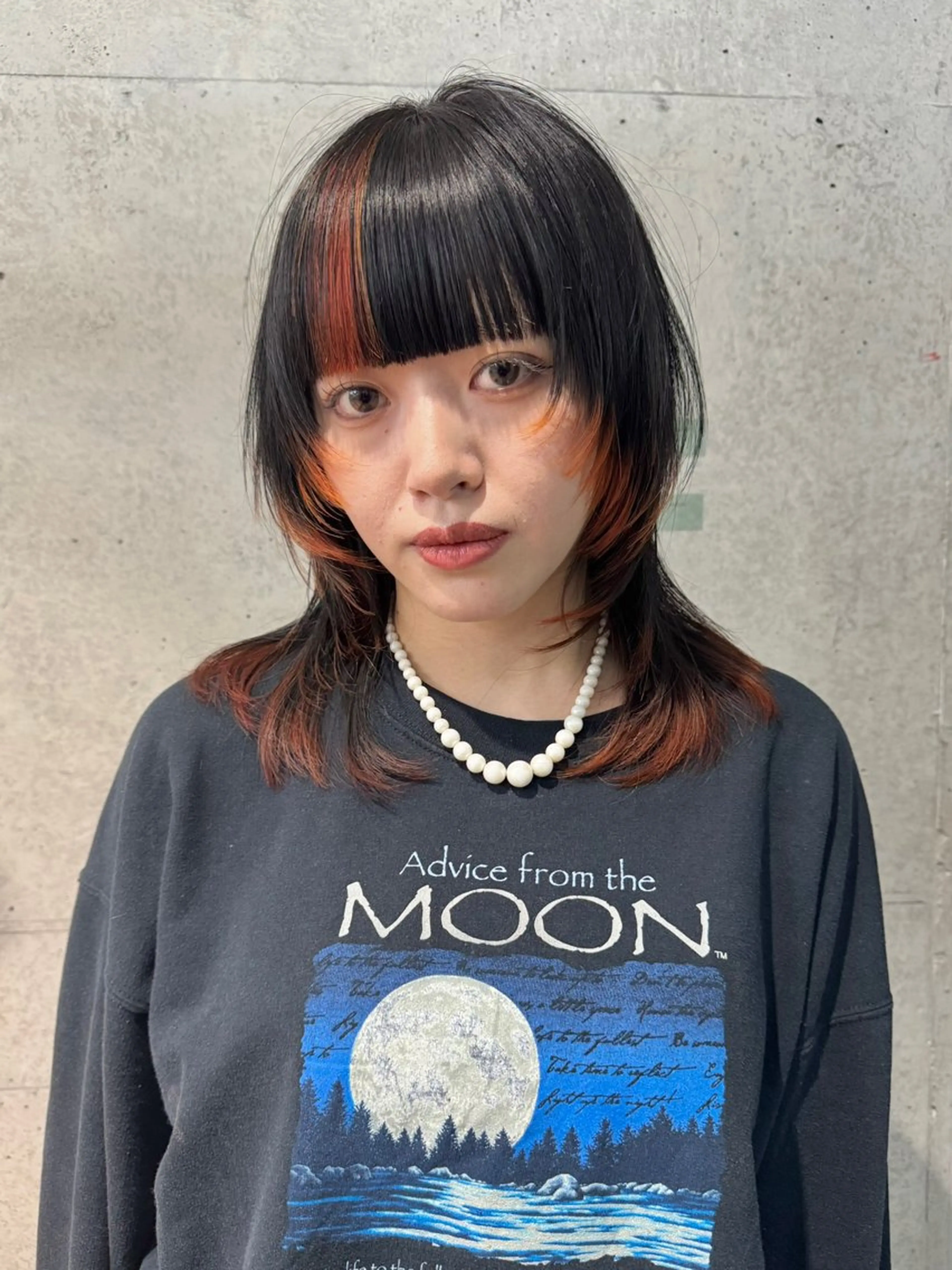 ミディアム ヘアカラー ダブルカラー ブリーチ/kaitoのヘアスタイル