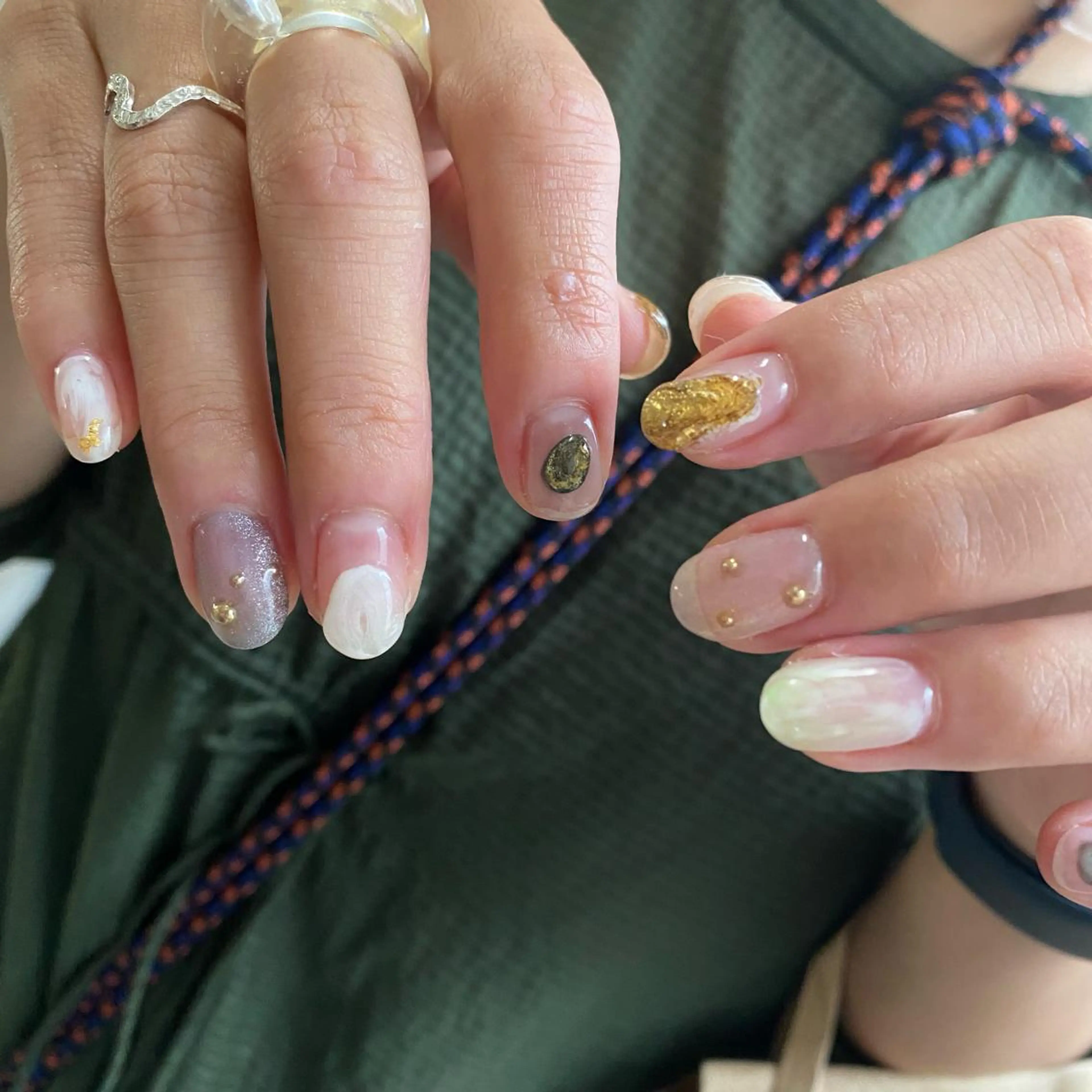 カラー ネイル scre as Etelのネイルデザイン