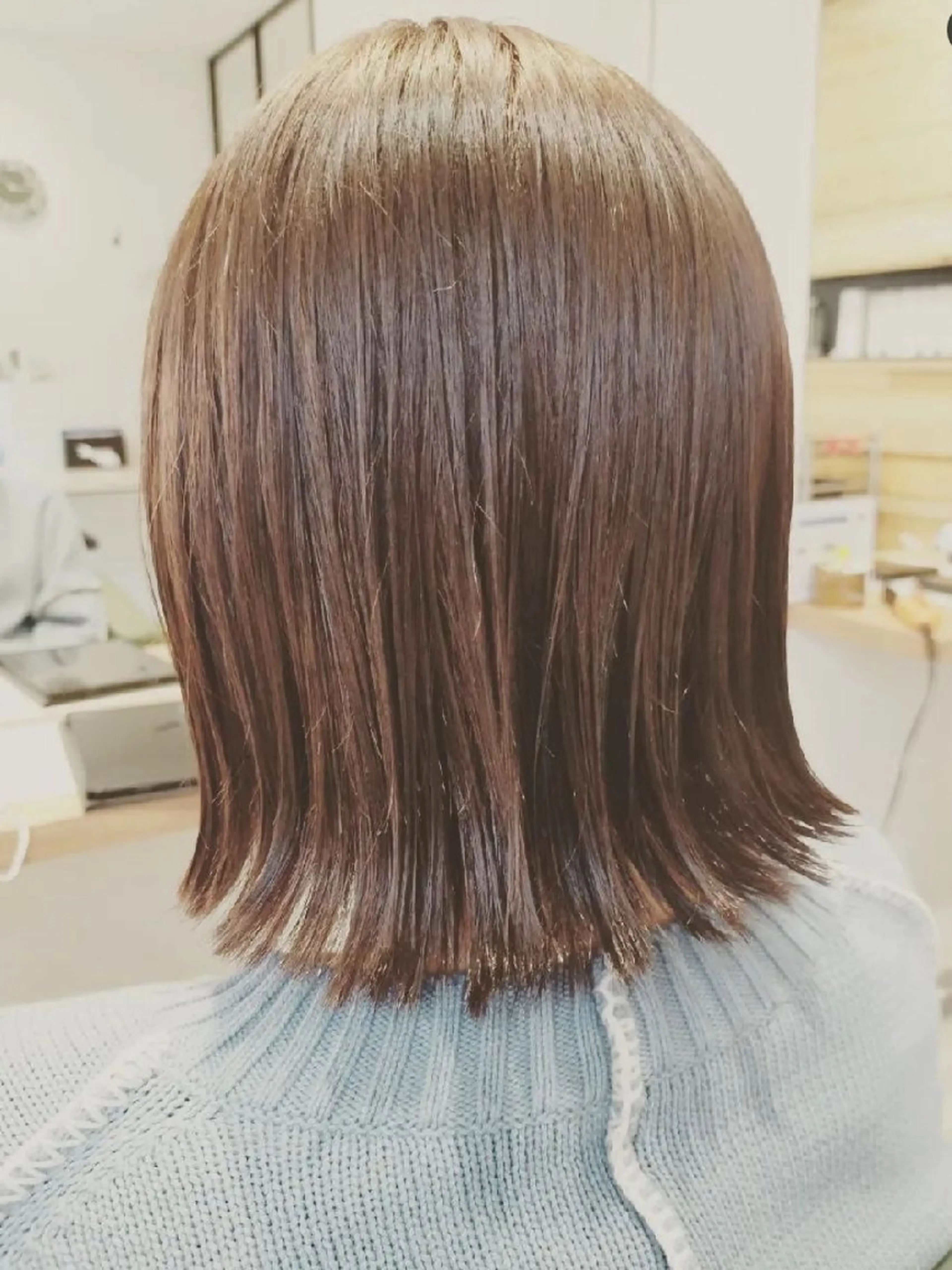 カット＋縮毛矯正＋トリートメントの写真