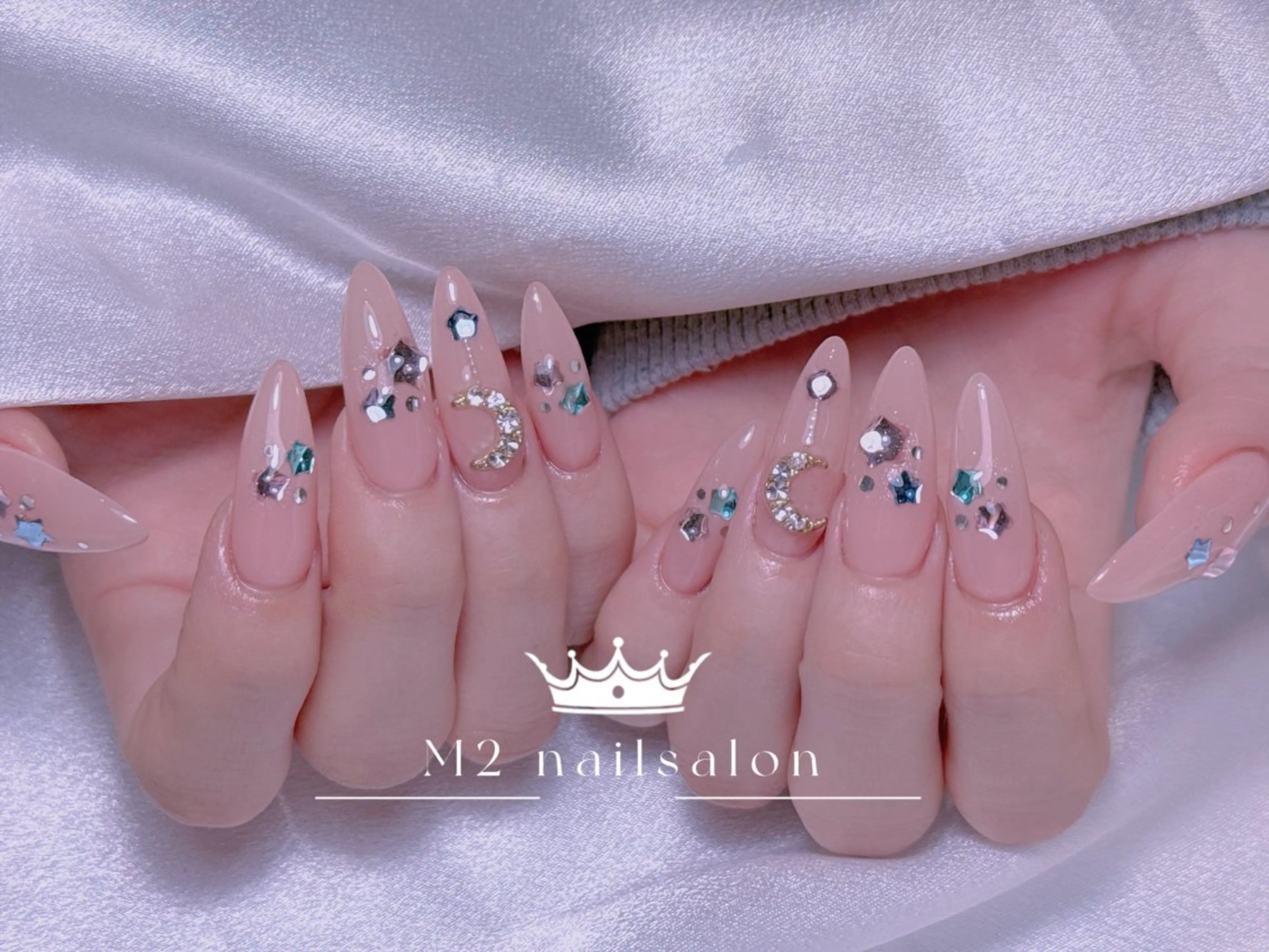 ネイル ハンドネイル 長さだし専門店 M2　rikaのネイルデザイン