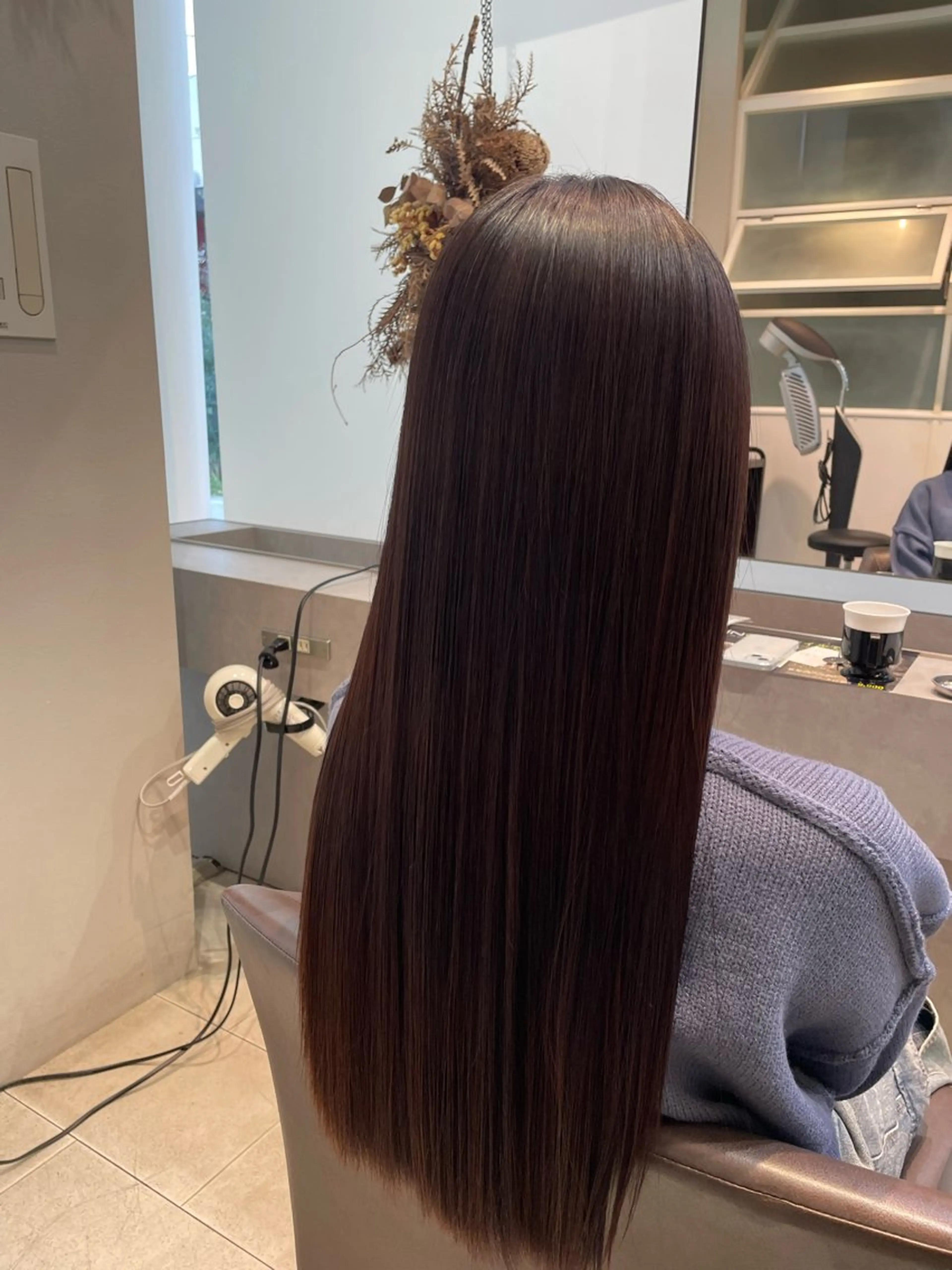 ロング 縮毛矯正 Lolonois 森ノ宮/RINのヘアスタイル