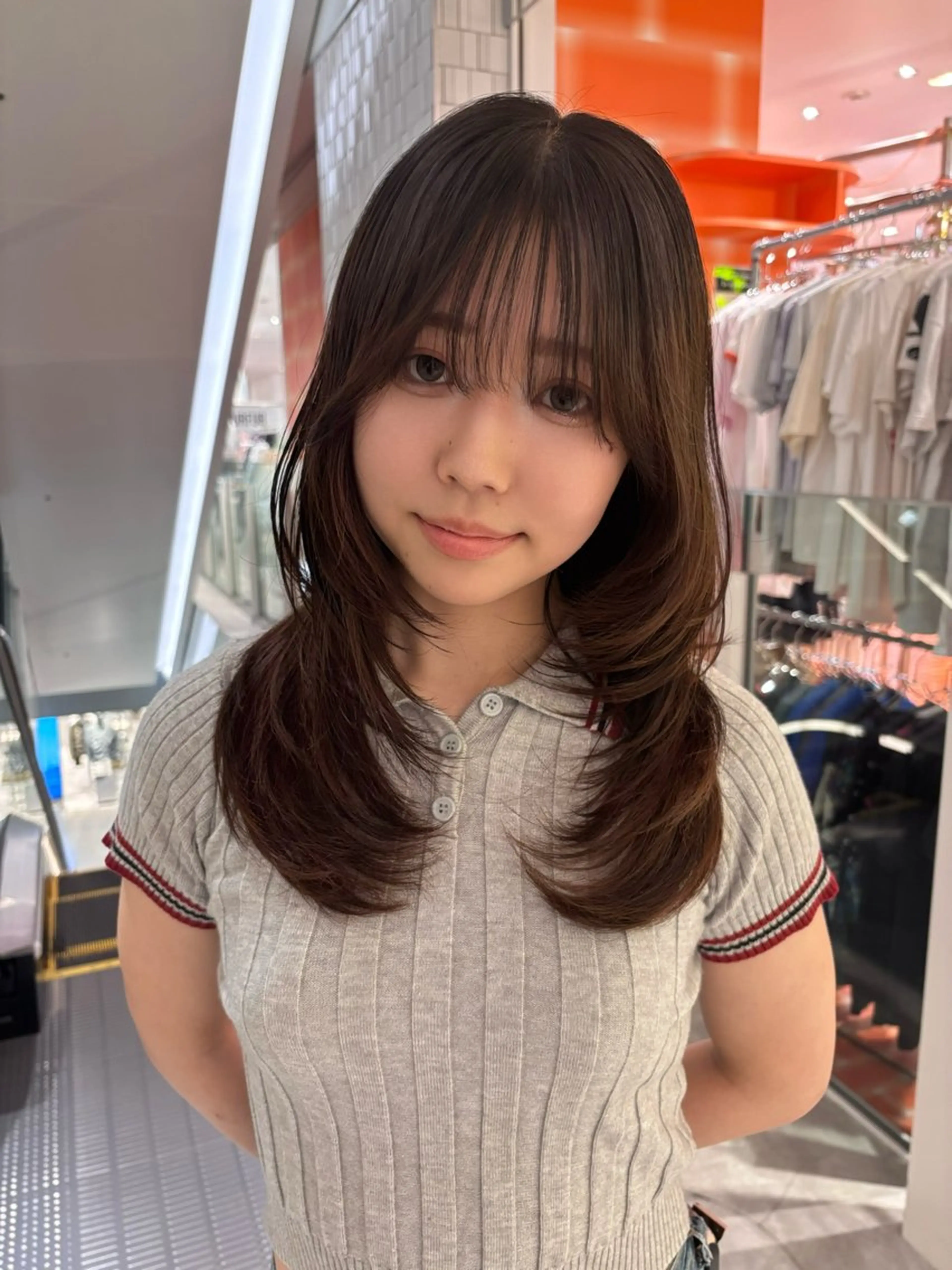 ロング レイヤーカット 日吉／レイヤー／ 髪質改善／iatoのヘアスタイル