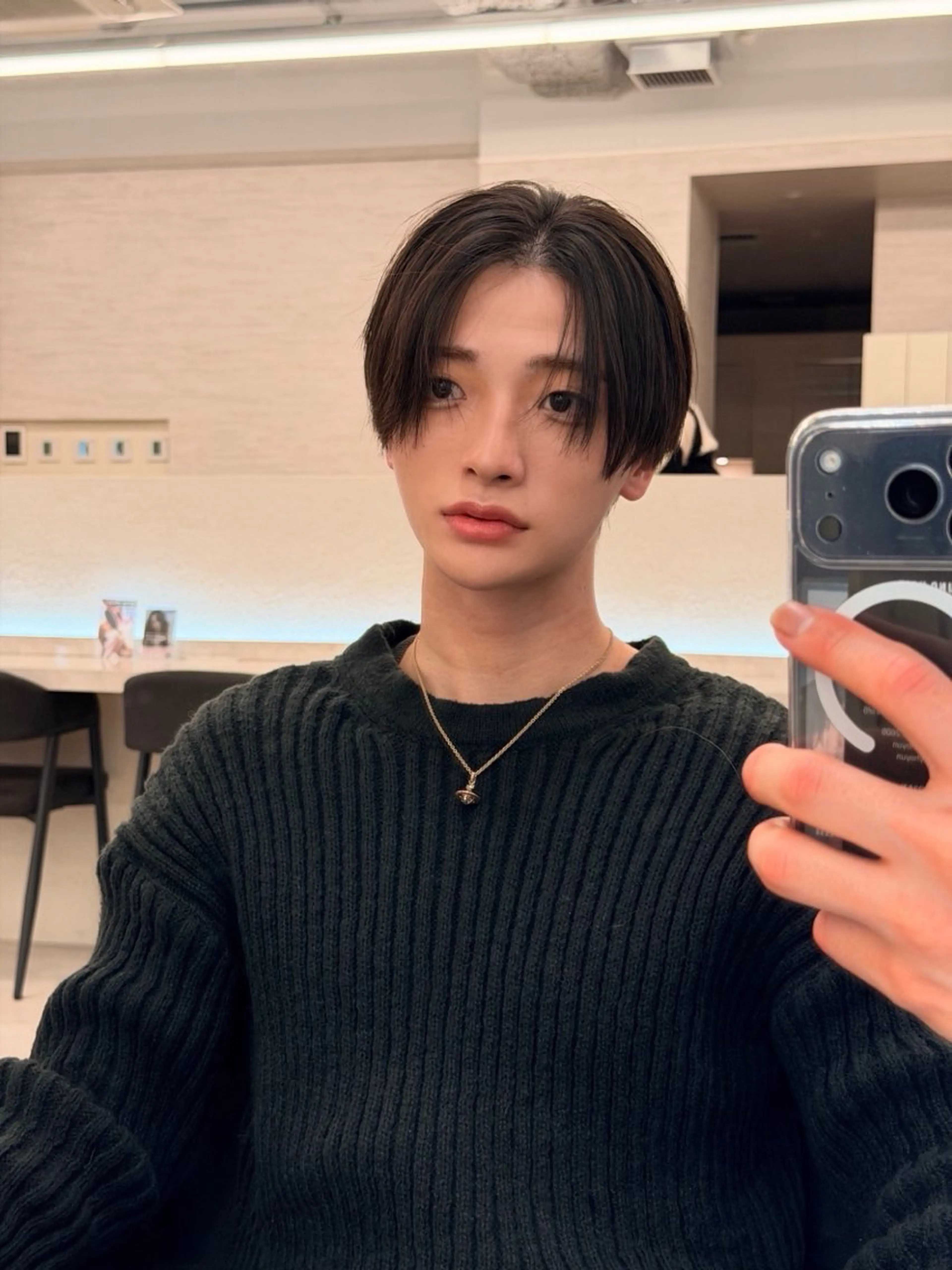 パーマ メンズ メンズ韓国風 カット 縮毛矯正 韓国メンズヘア☆ 韓国ヘアYUTOのヘアスタイル