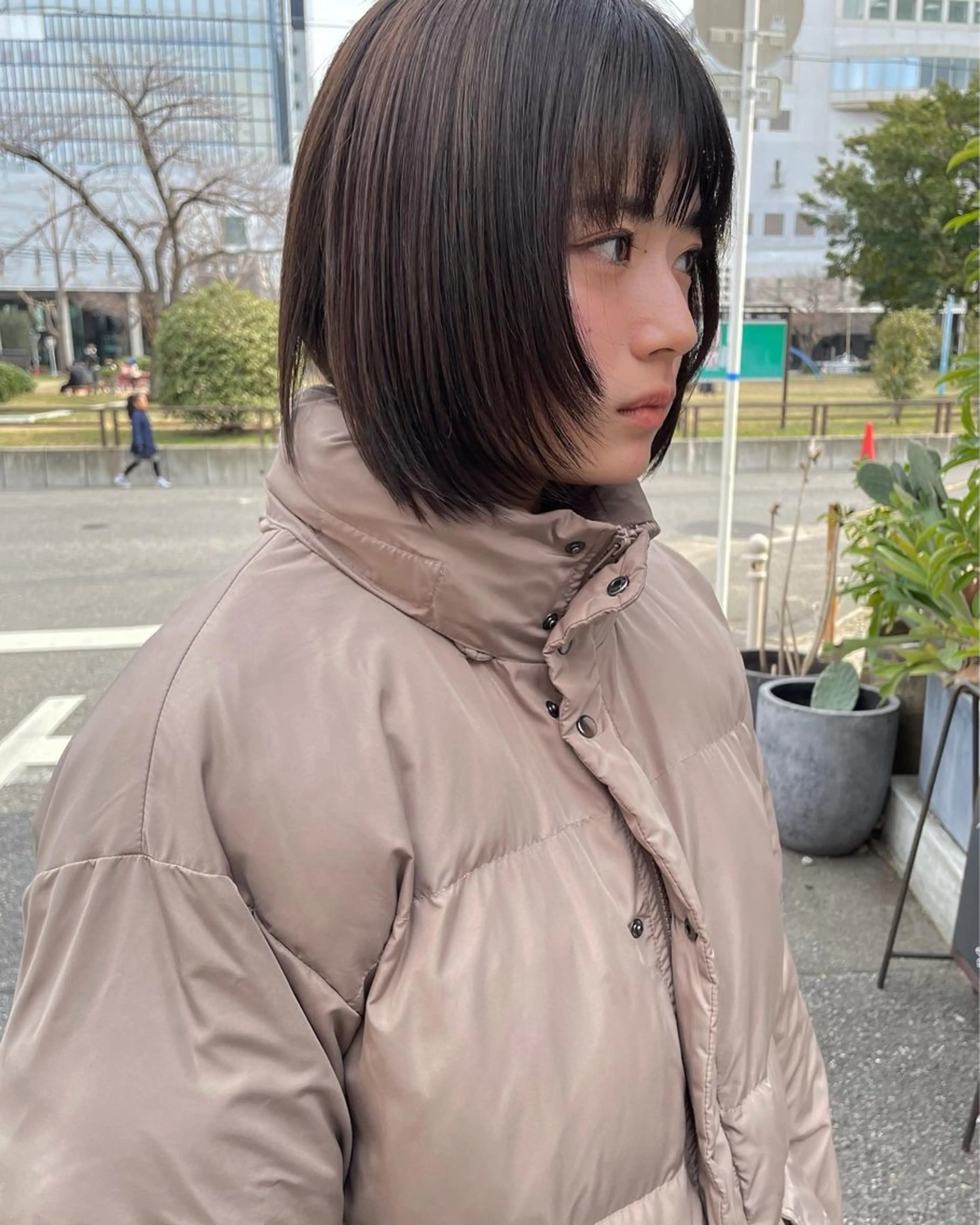 ショート カット ヘアカラー トリートメント ボブ／パーマ指名 No. 1🍃れんとのヘアスタイル