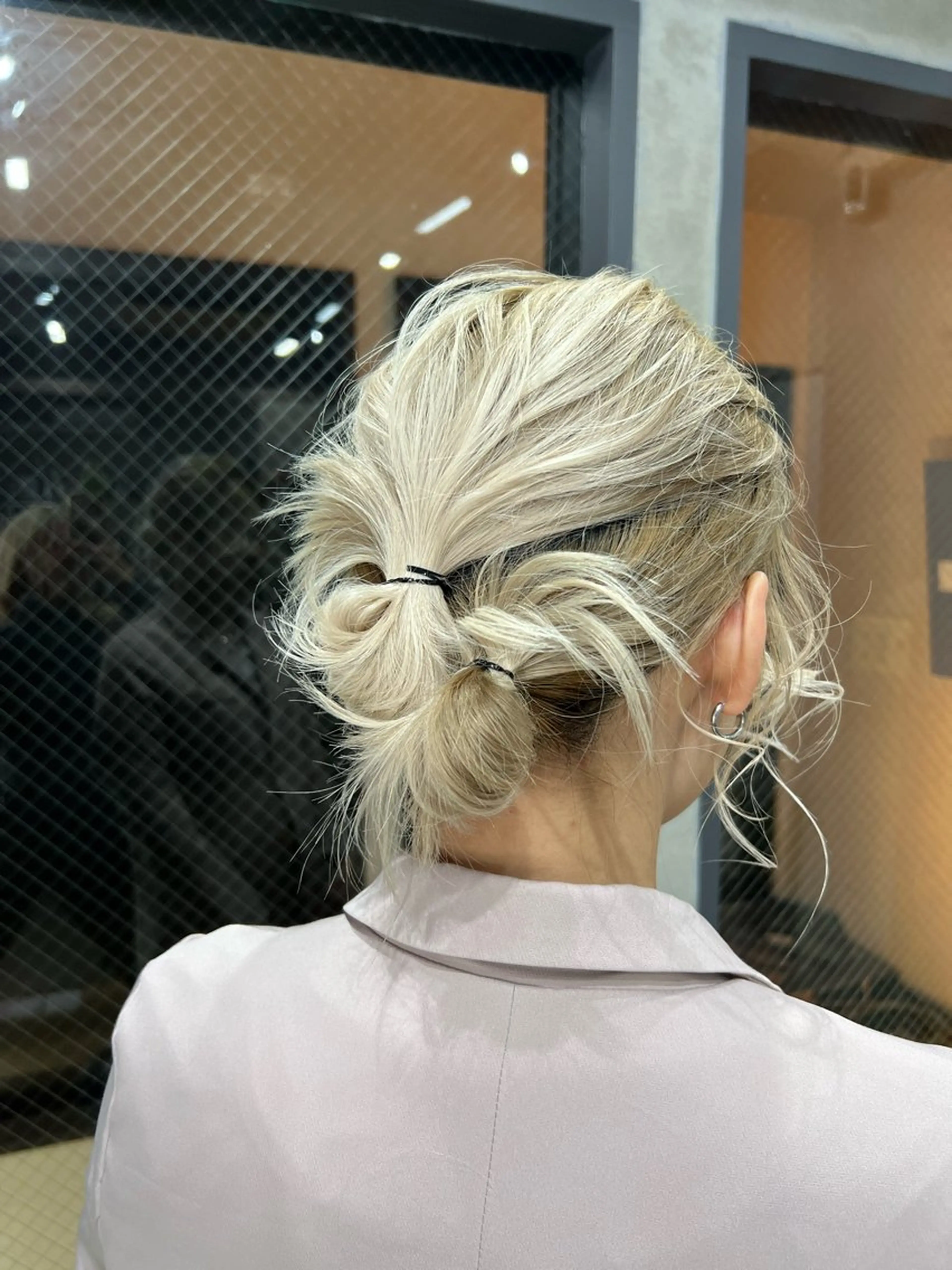 ミディアム ヘアセット maya レイヤーカットのヘアスタイル