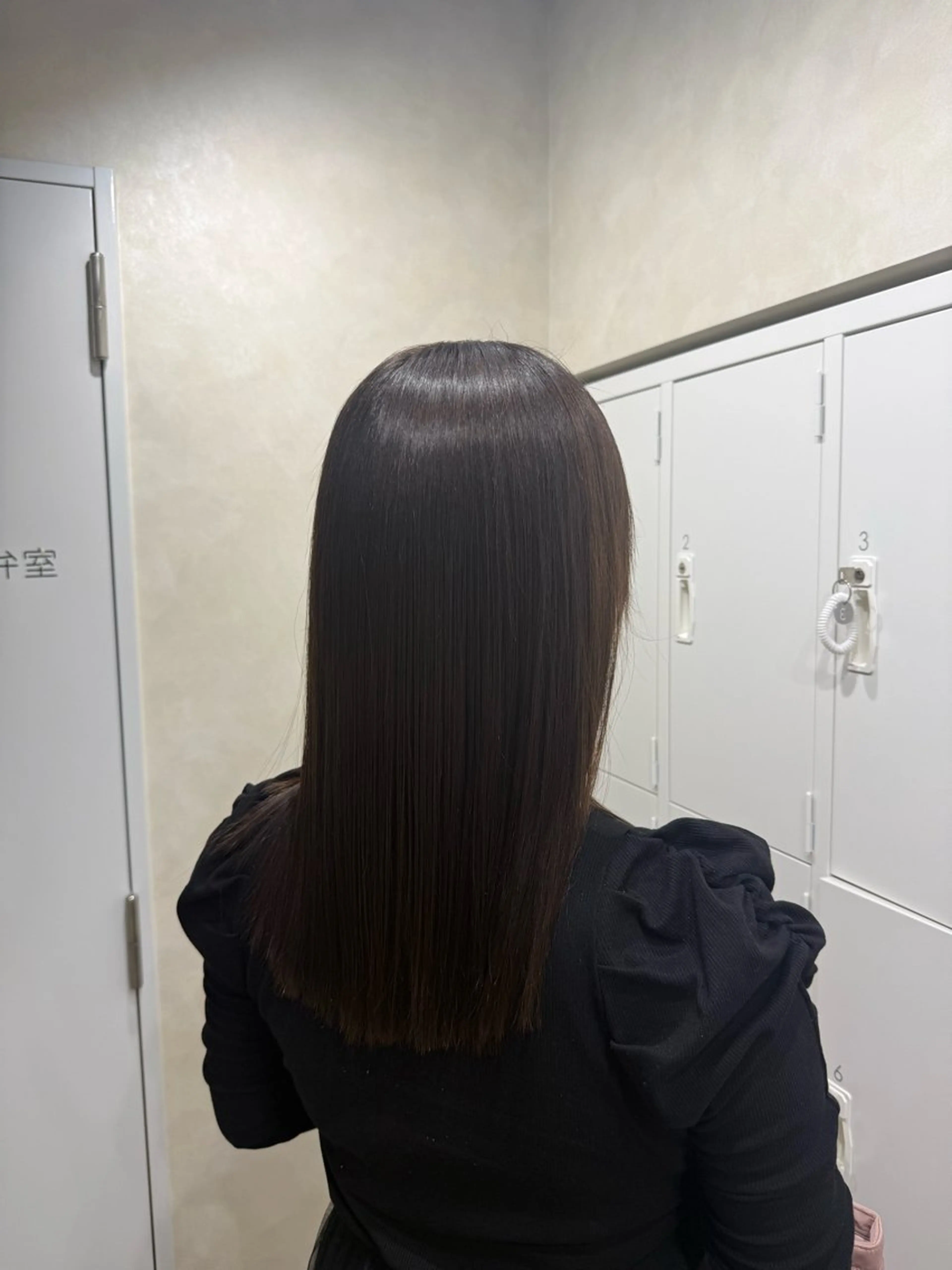 セミロング 小野 優雅のヘアスタイル