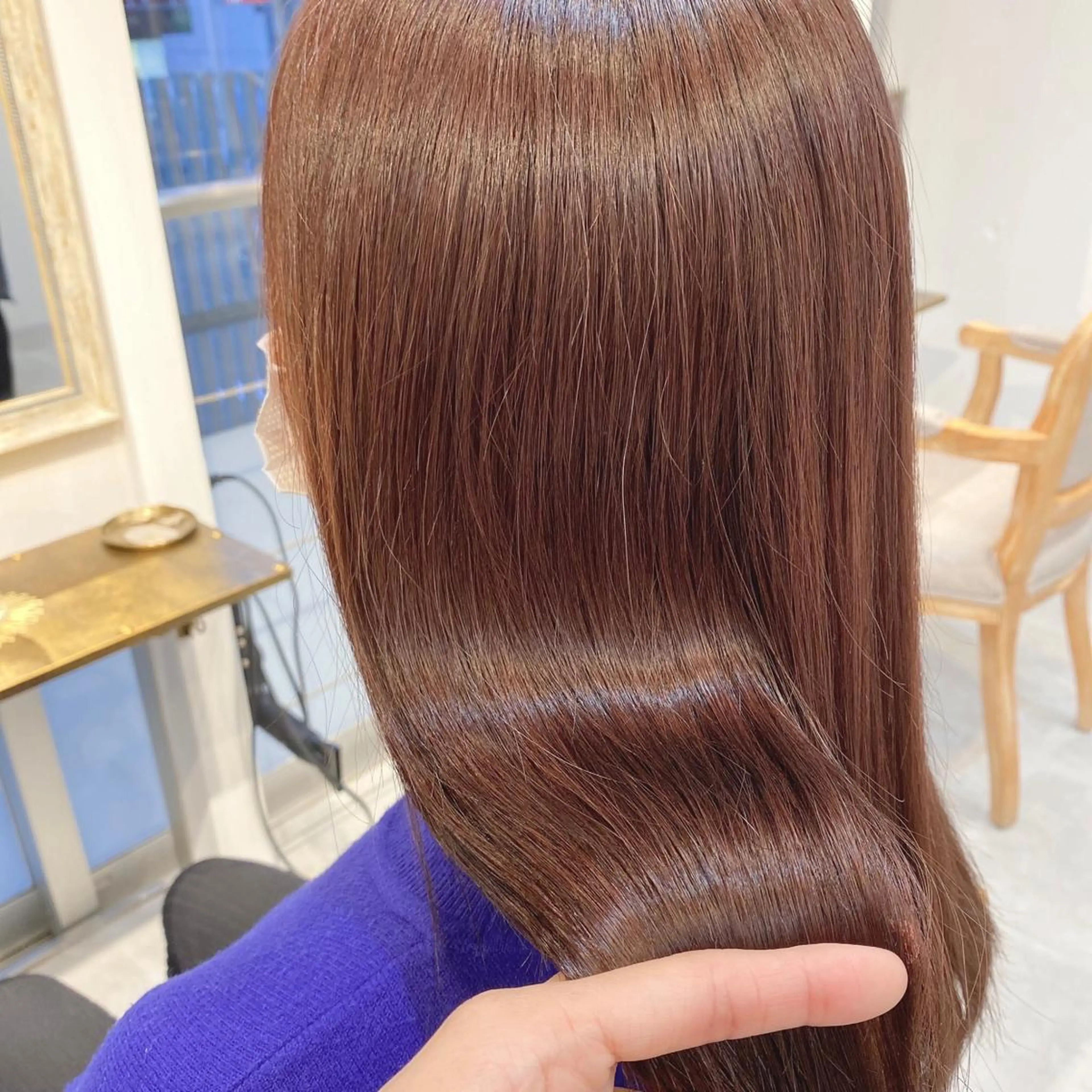 ロング カラー 小柳 公邦のヘアスタイル