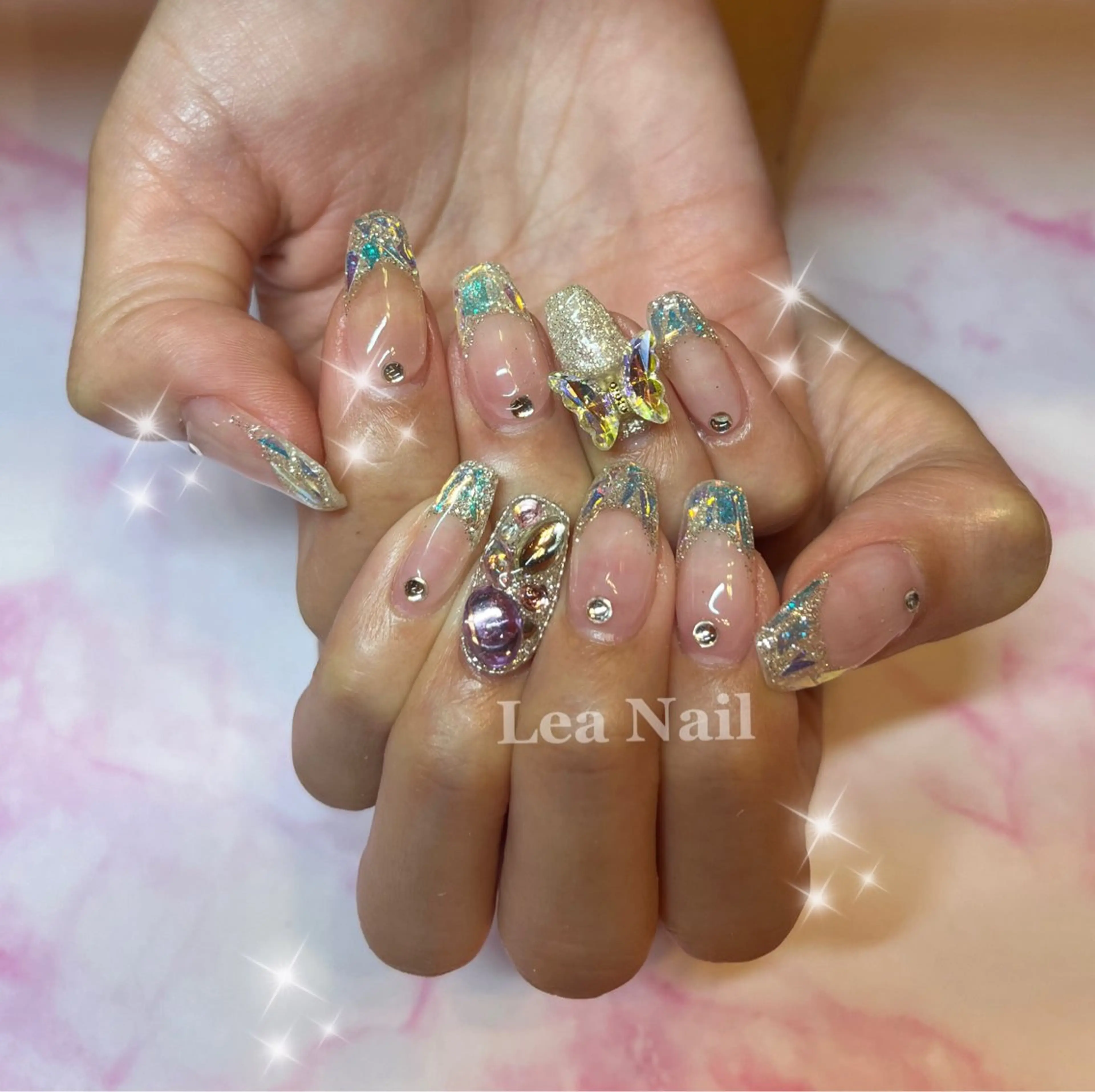 ネイル 持ち込み ハンドネイル Lea Nailのネイルデザイン