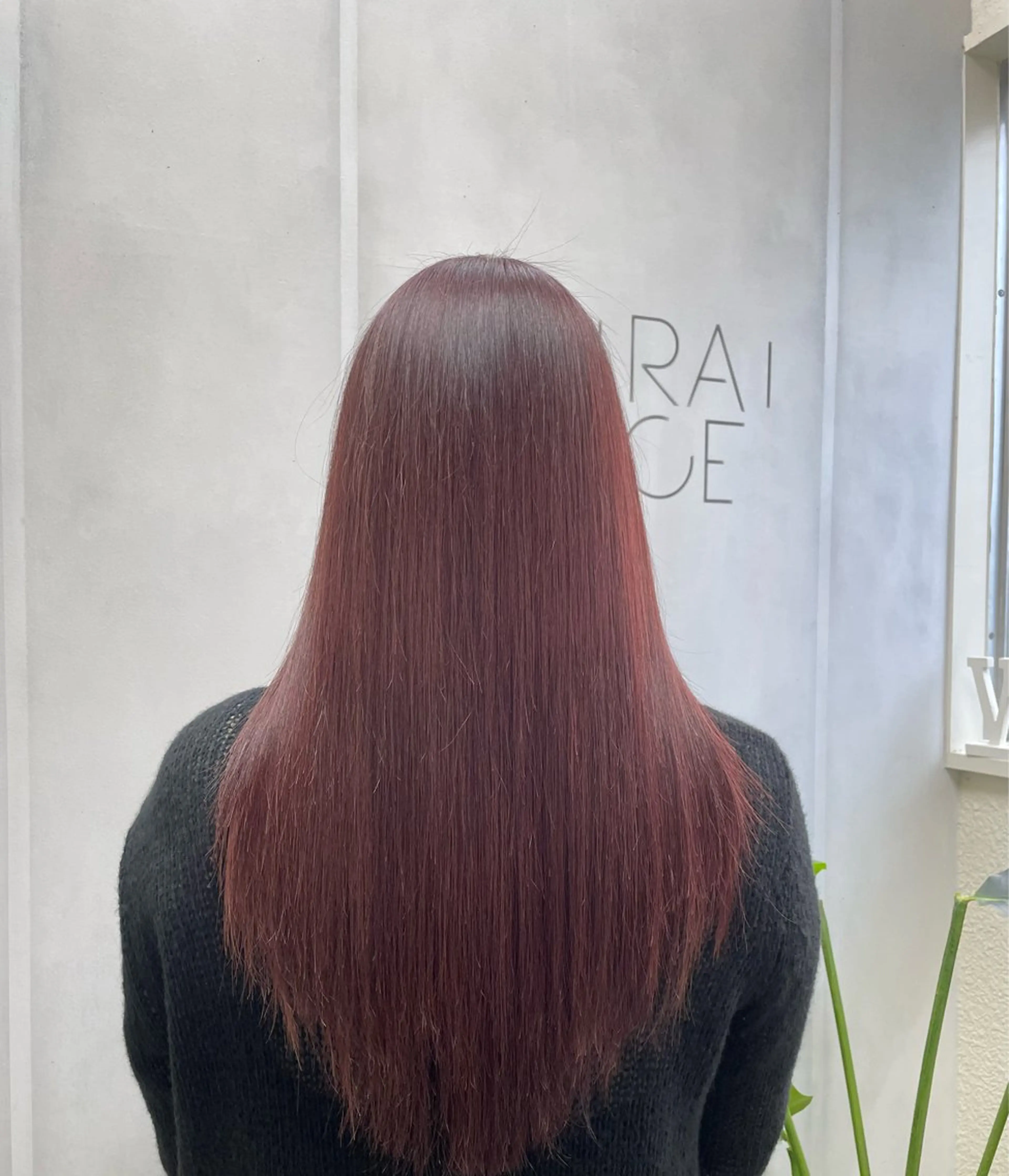 ロング カラー ブリーチ ブリーチなしカラー カット ヘアカラー トリートメント RIKU 髪質改善/縮毛矯正のヘアスタイル