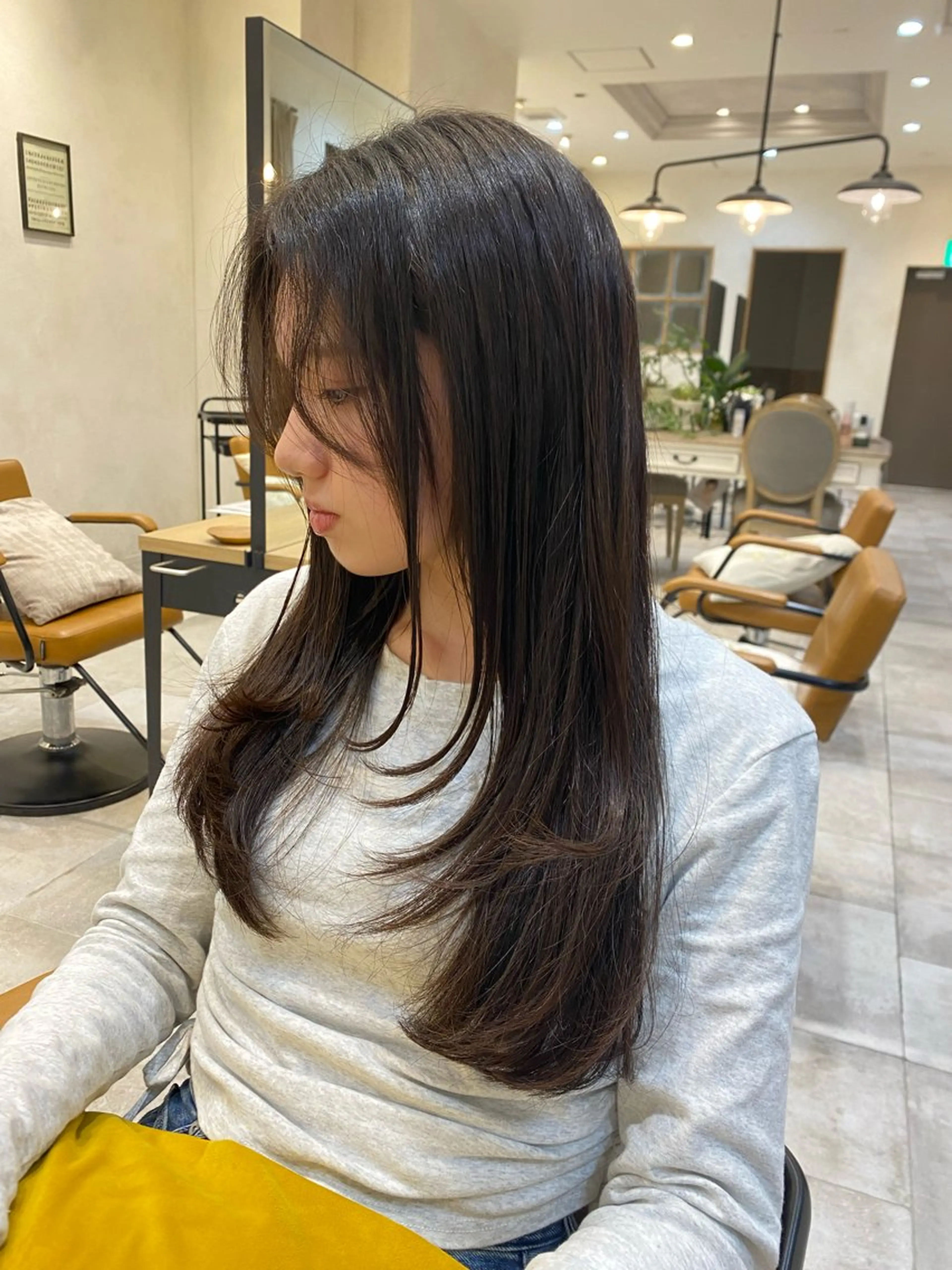 ロング レイヤーカット/ 杉本篤史のヘアスタイル
