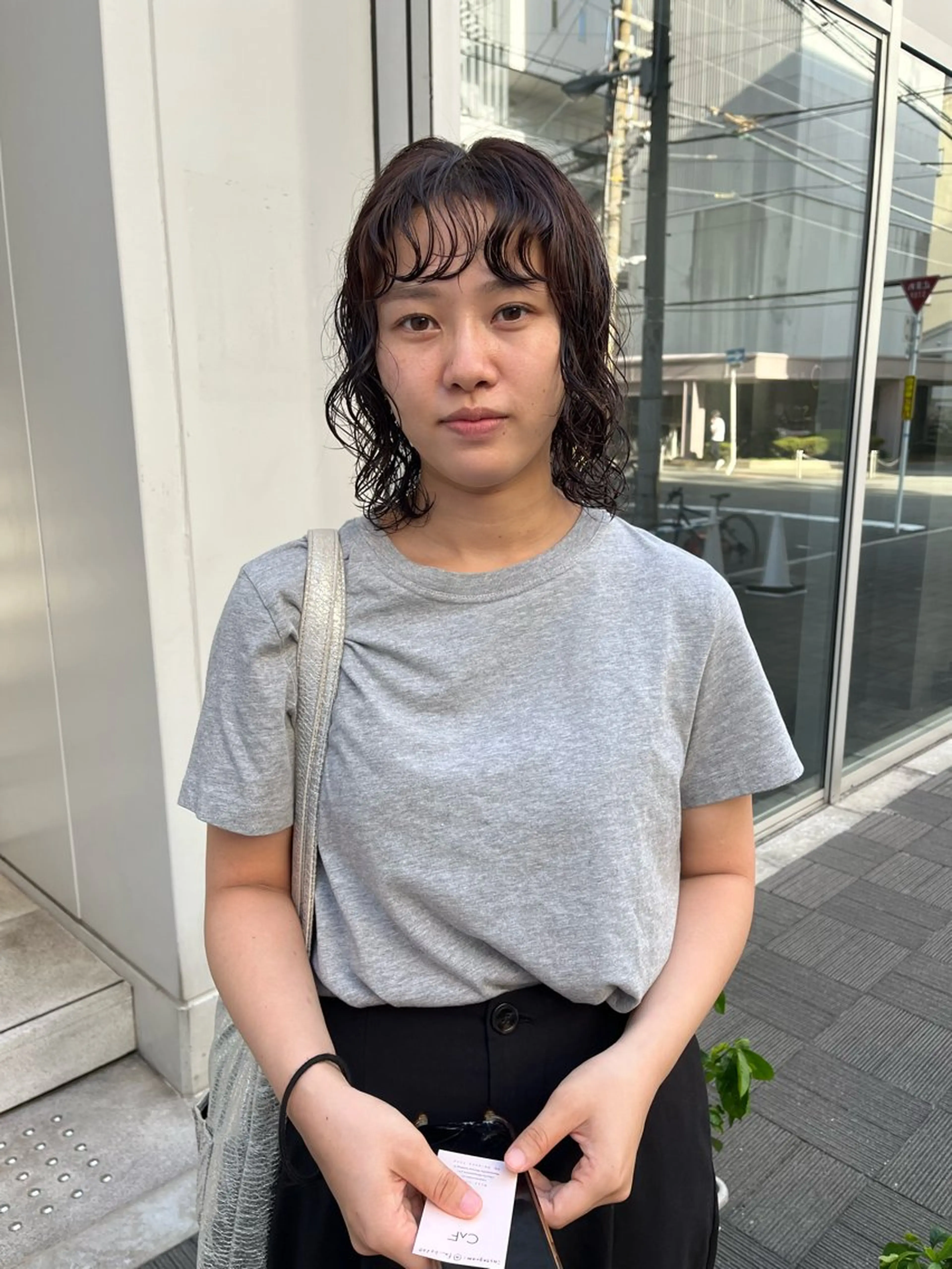 ミディアム パーマ ミディアムパーマ ウルフカット カット パーマ ショート/パーマ/ カラー/FUKOのヘアスタイル