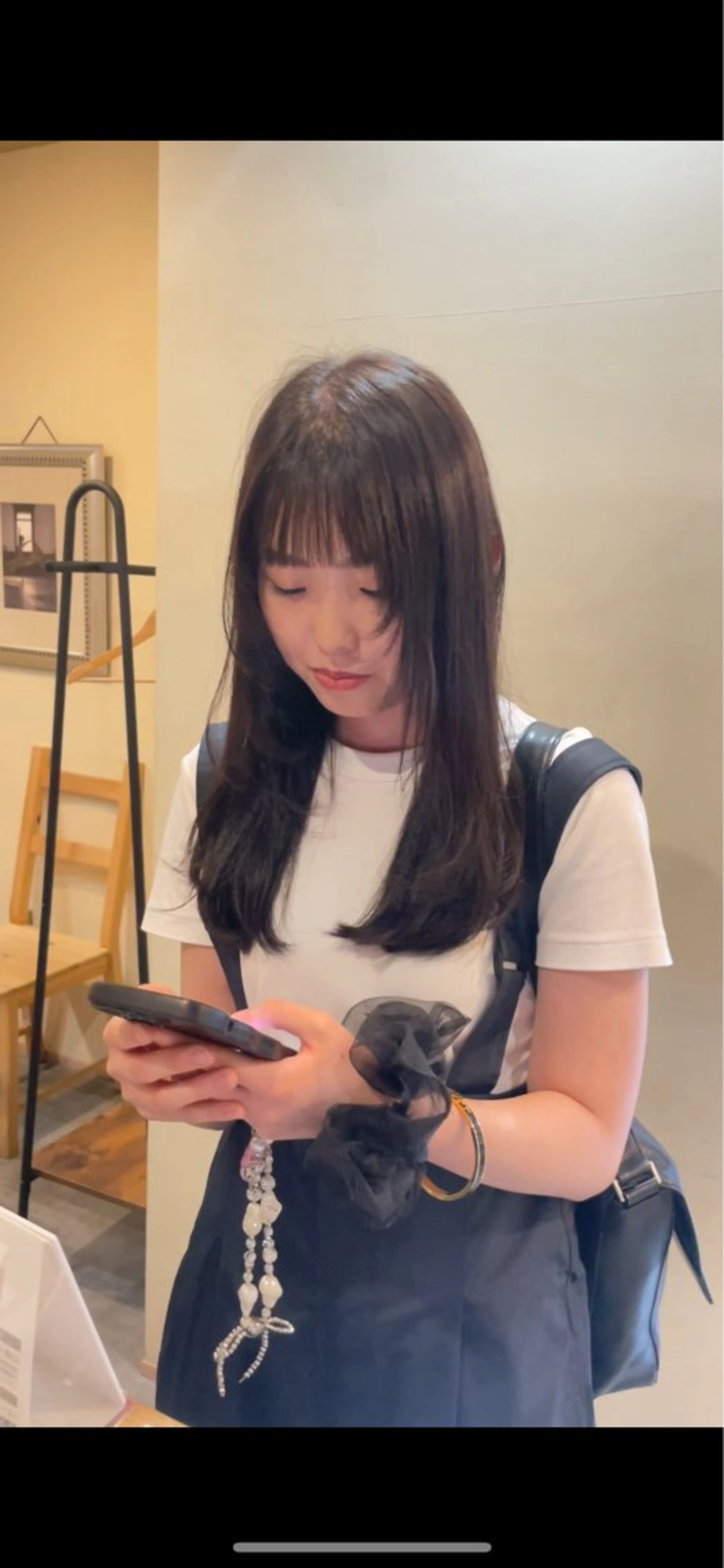 ロング 顔まわりレイヤー レイヤーカット 鎌取/透明感カラー /ボブ/顔まわりのヘアスタイル