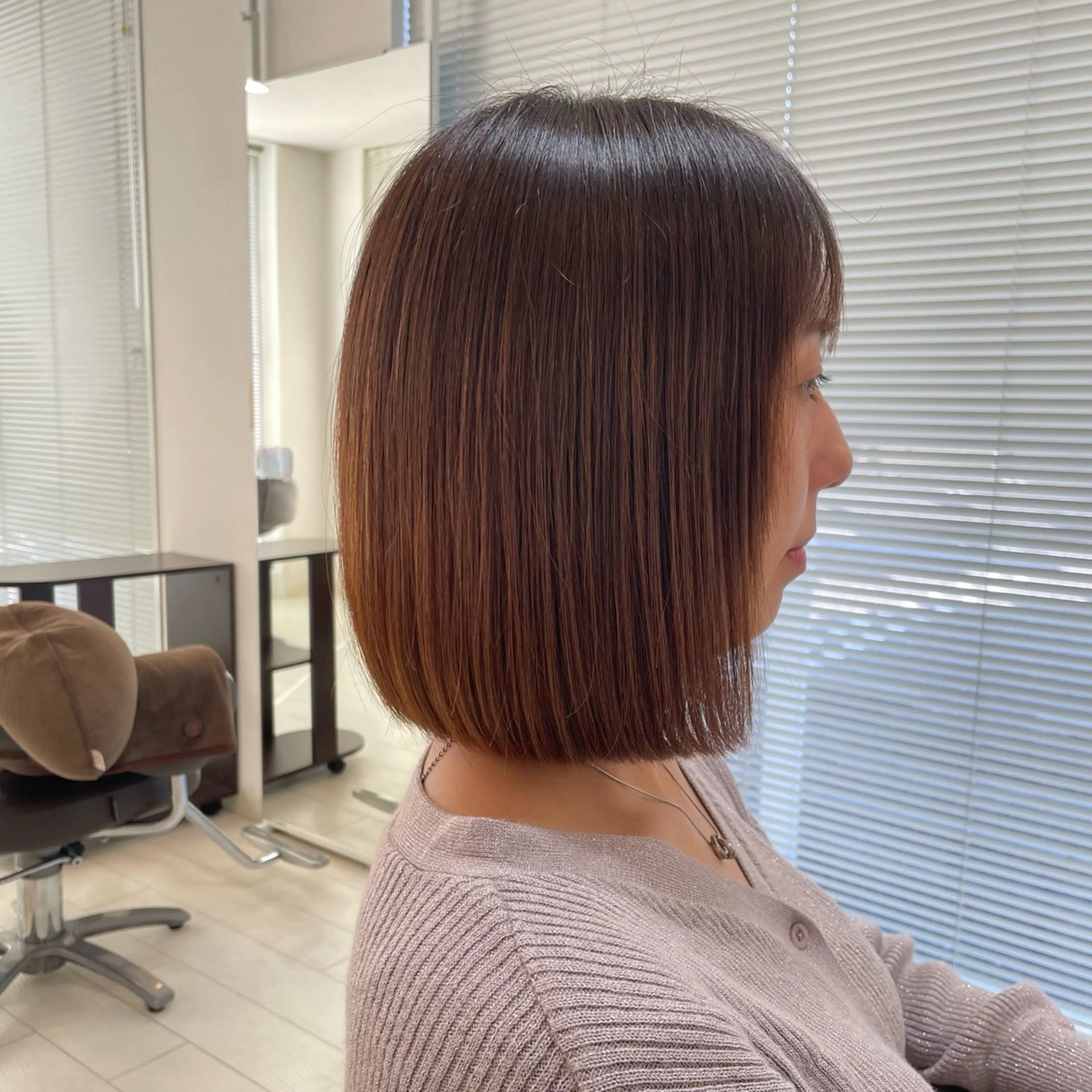 ミディアム アミーベル🧸🧡 本店✂️しおりのヘアスタイル