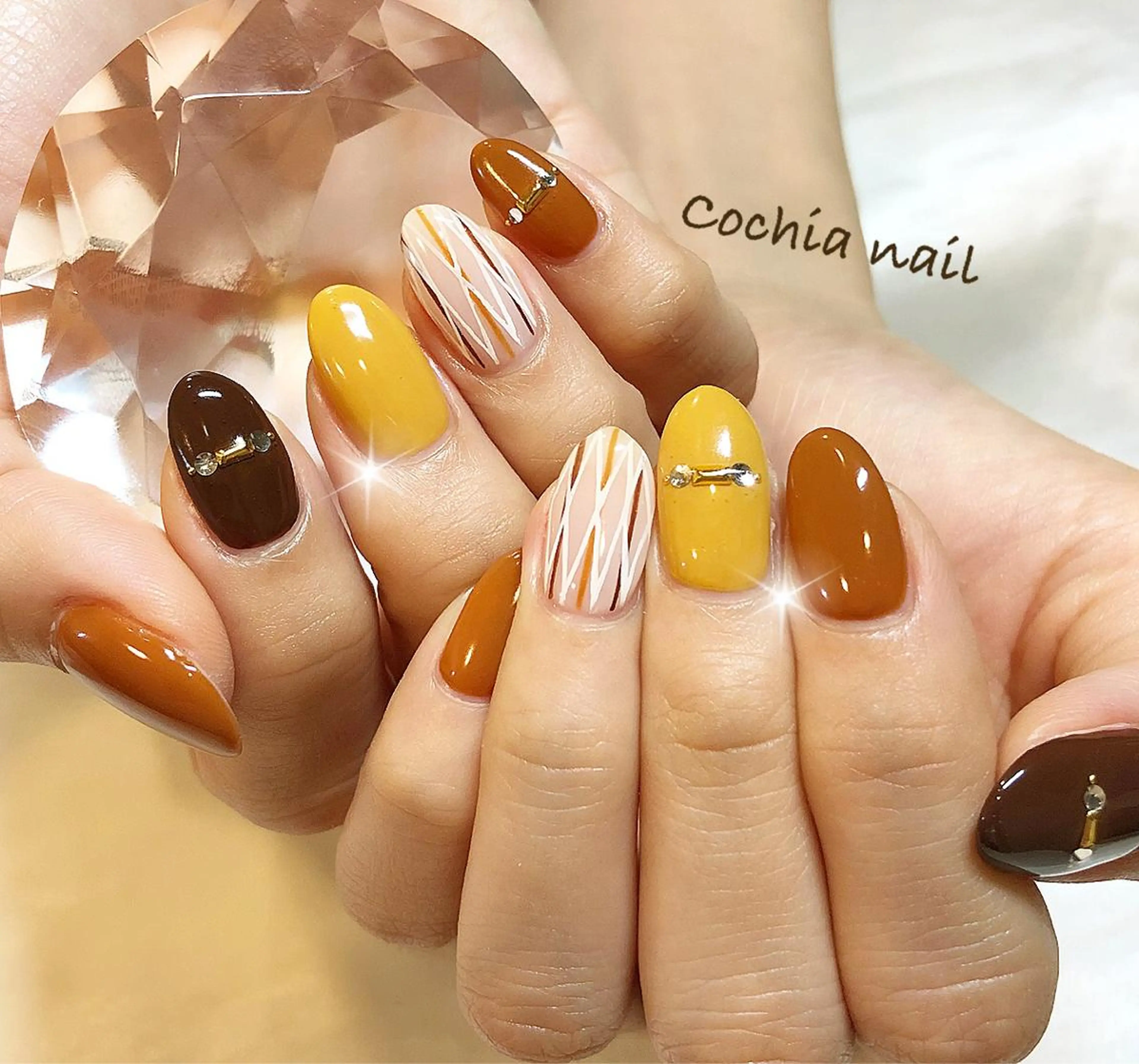 ネイル ハンドネイル ☆Cochia nail☆のネイルデザイン