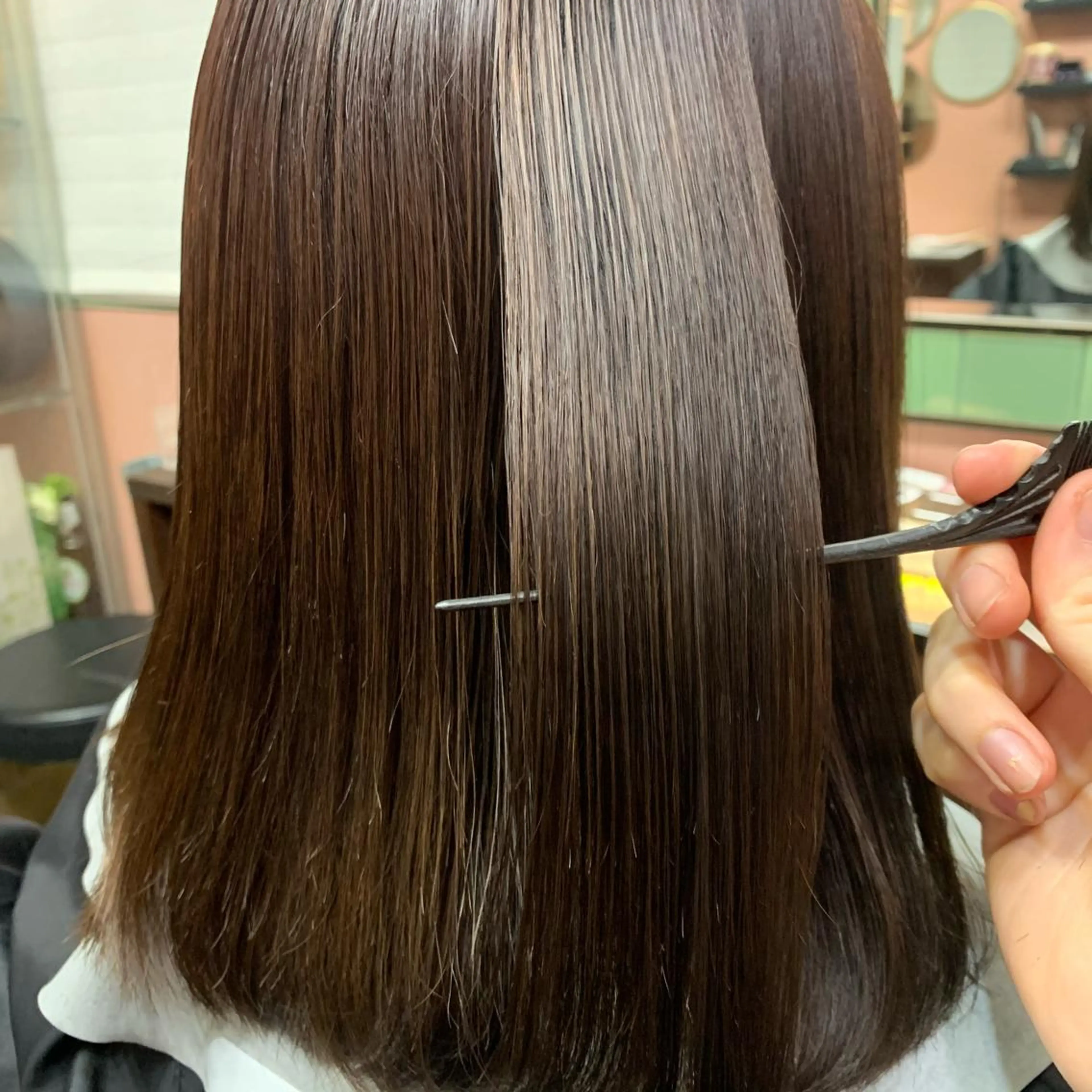 ミディアム カラー 髪質改善 トリートメント chouette/ 根本優希のヘアスタイル