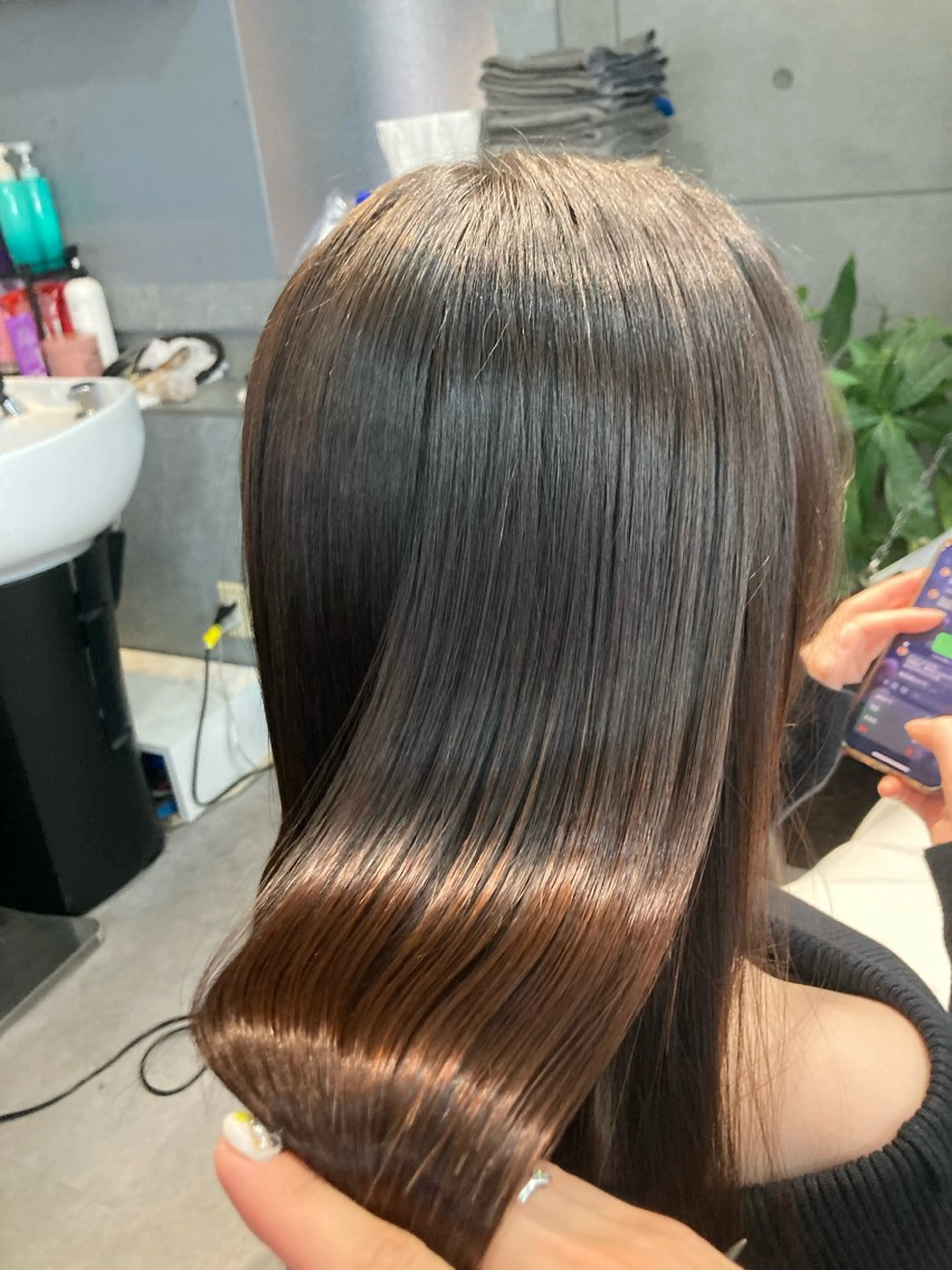 ロング トリートメント 髪質改善☺︎縮毛矯正 ふじい まりんのヘアスタイル